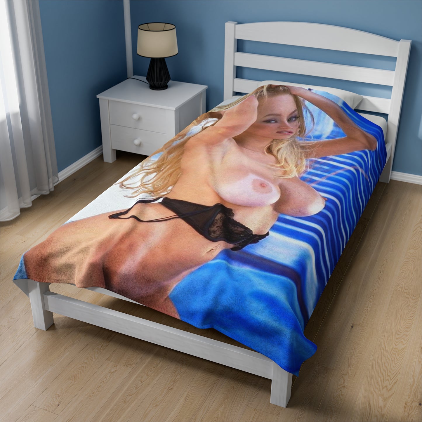 Velveteen Plush Blanket Pornstar Jenna Jameson Nude