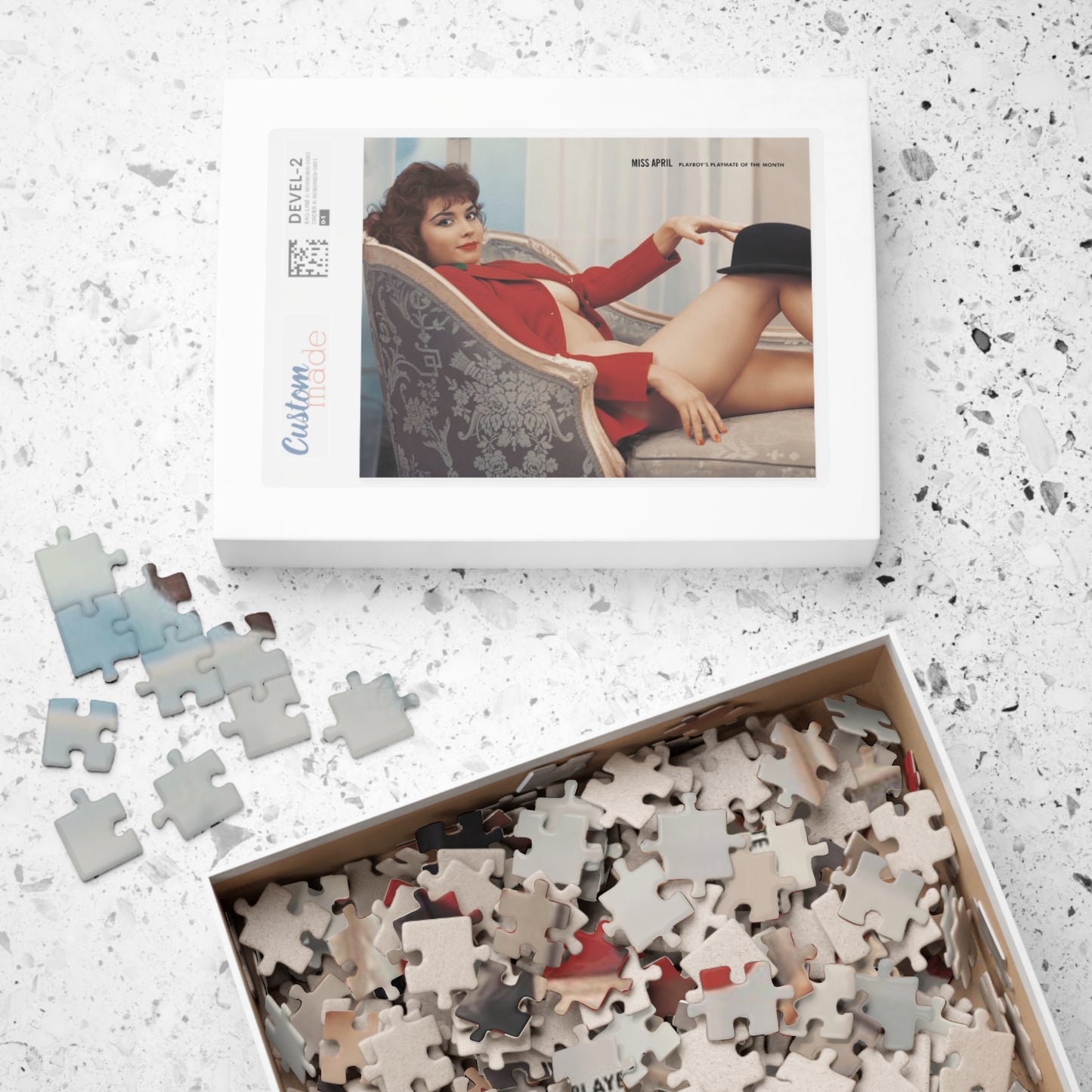 Puzzle (110, 252, 500, 1014-piece) Playboy Playmate April 1959 Nancy Crawford