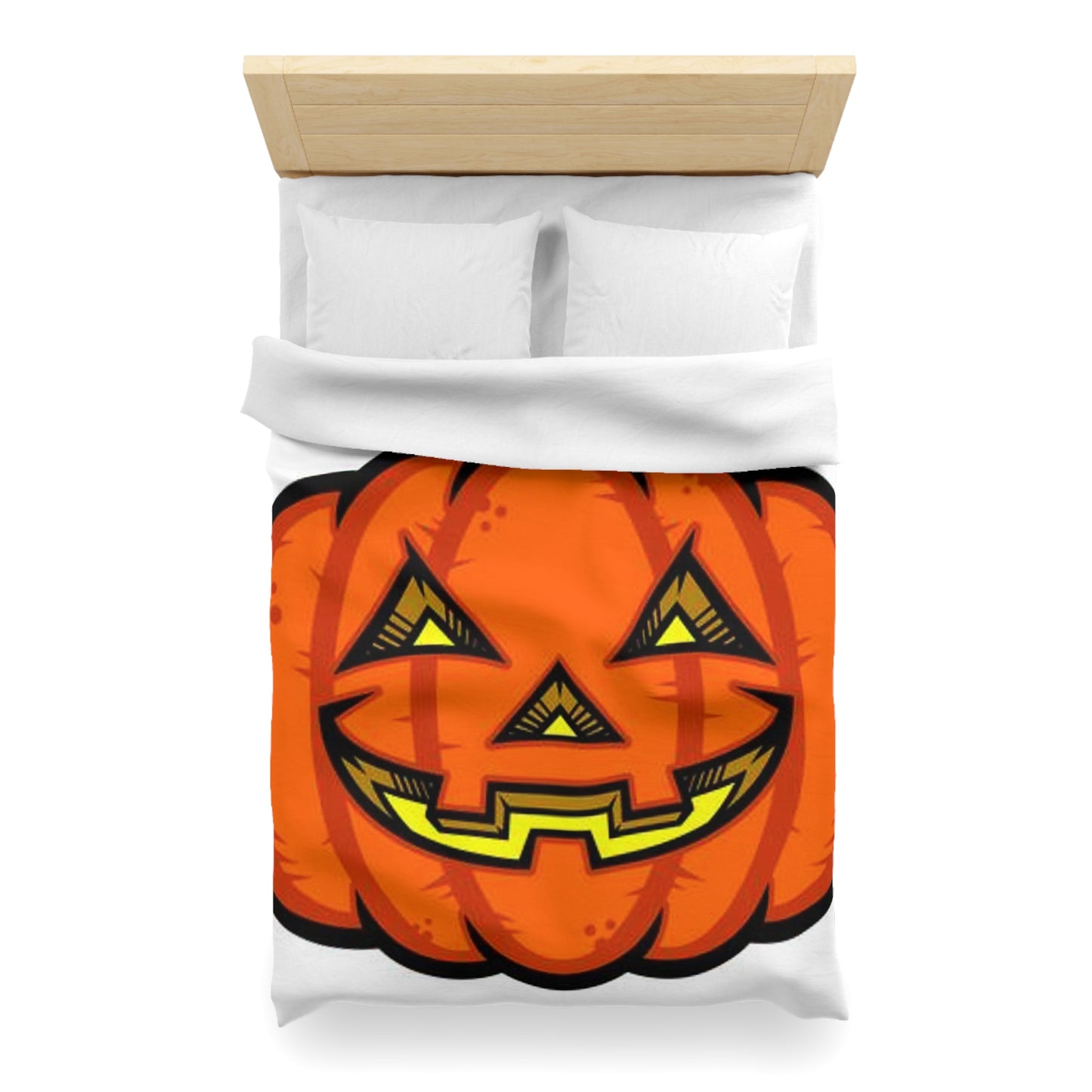 Microfiber Duvet Cover Halloween Jack-O-Lantern