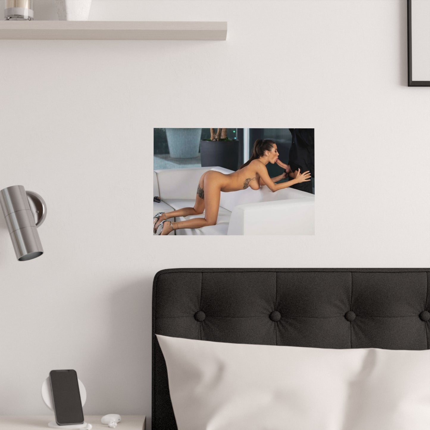 Satin Posters (210gsm) Natural Tits Liya Silver