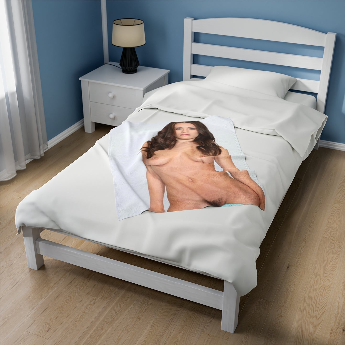 Velveteen Plush Blanket Lana Rhoades Nude