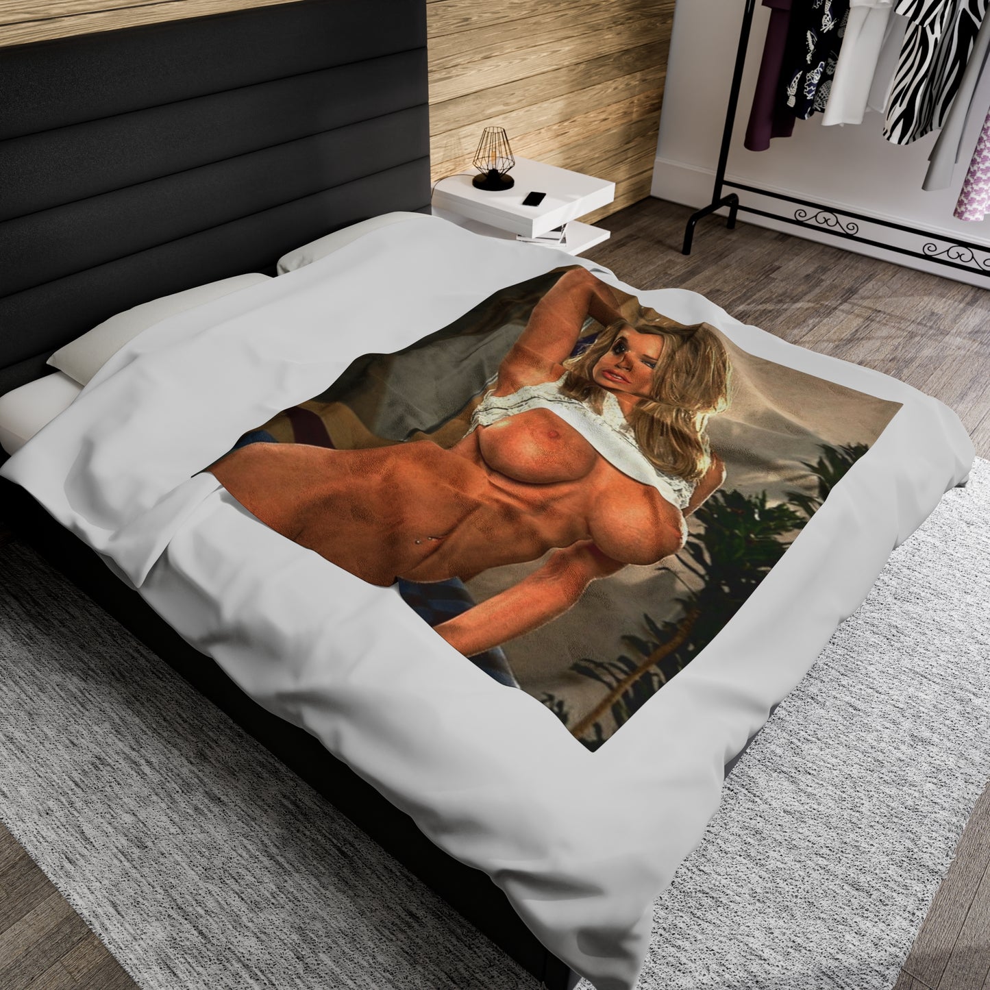 Velveteen Plush Blanket Pornstar Briana Banks Nude