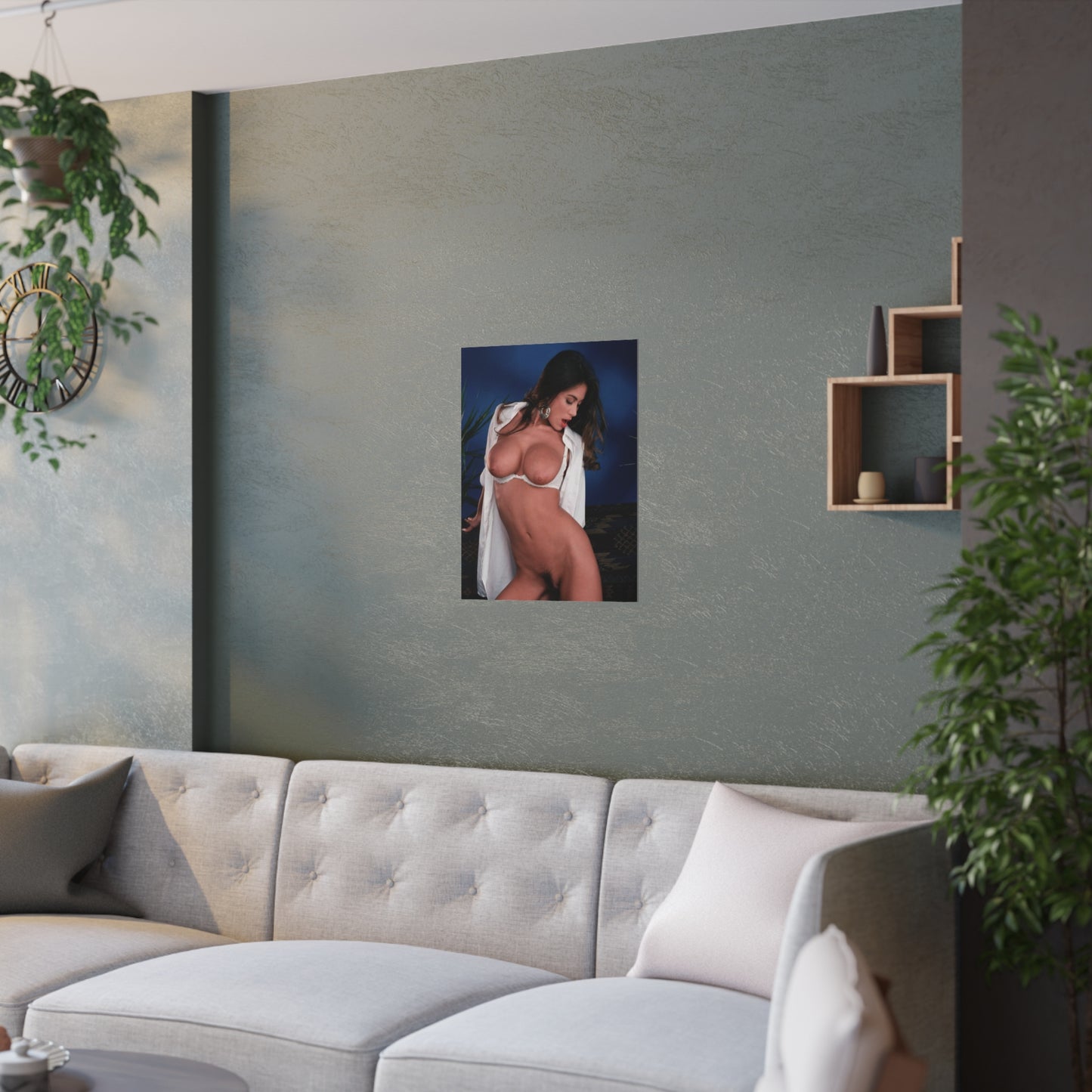 Satin Posters (210gsm) Retro Adult Star Chasey Lain Nude