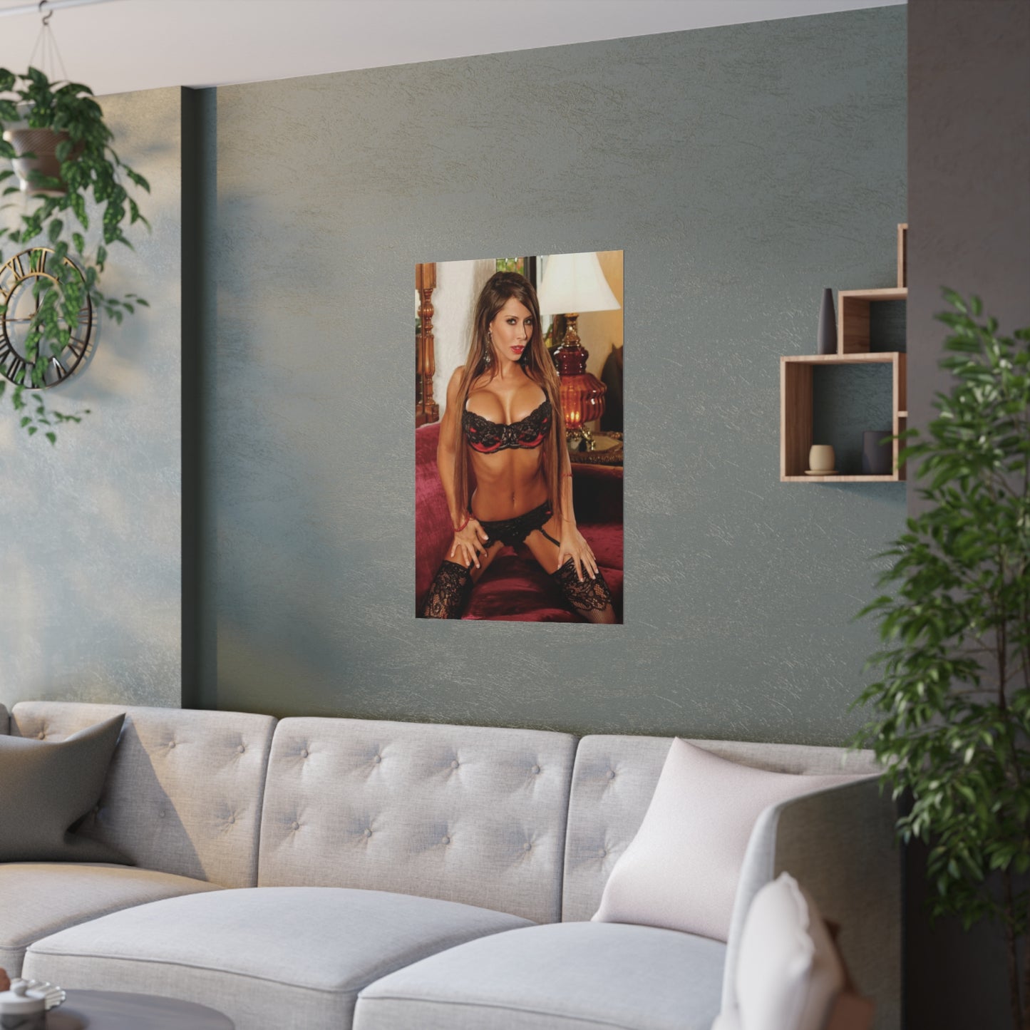 Satin Posters (210gsm) Madison Ivy Sexy Lingerie