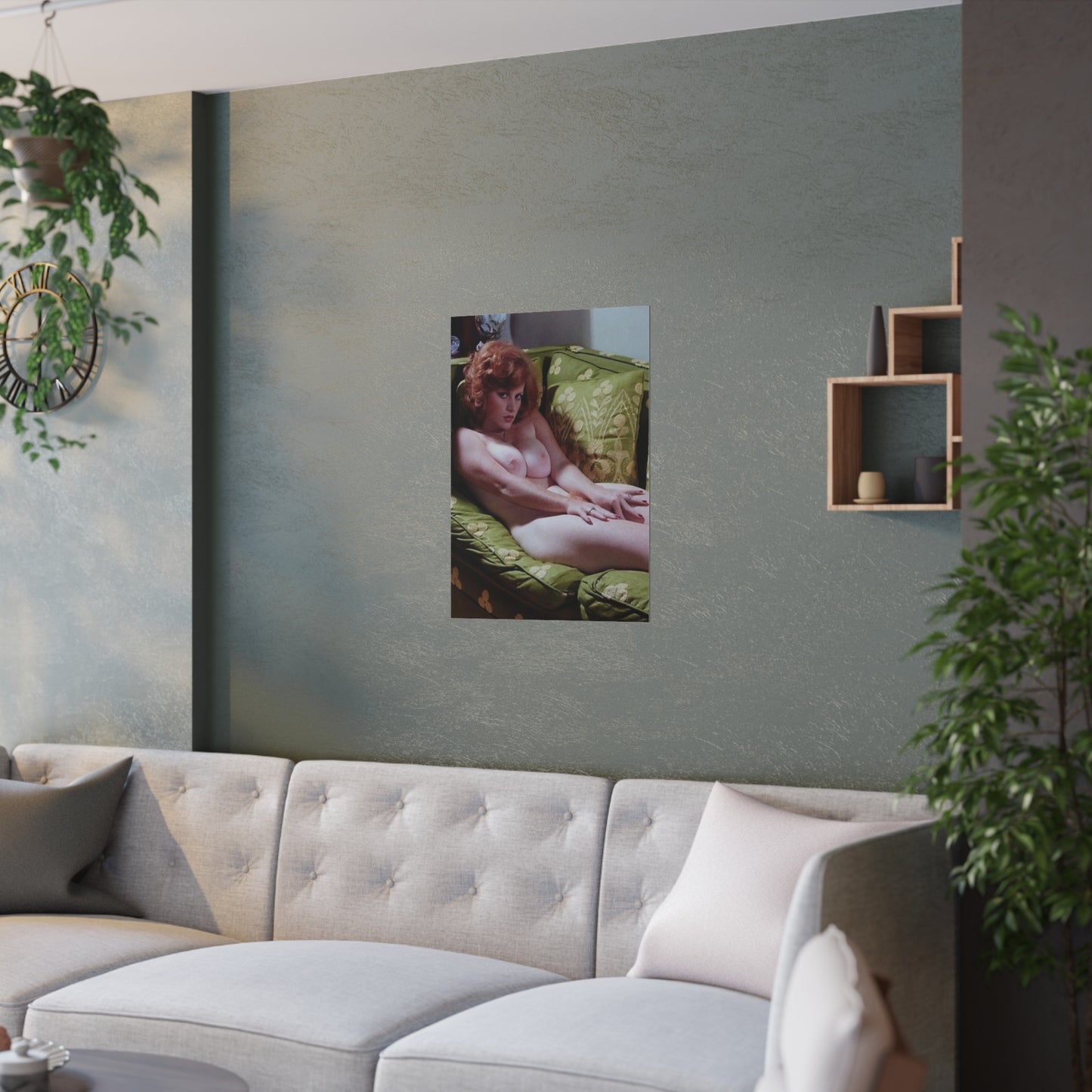 Satin Posters (210gsm) Retro Pornstar Lisa De Leeuw Nude