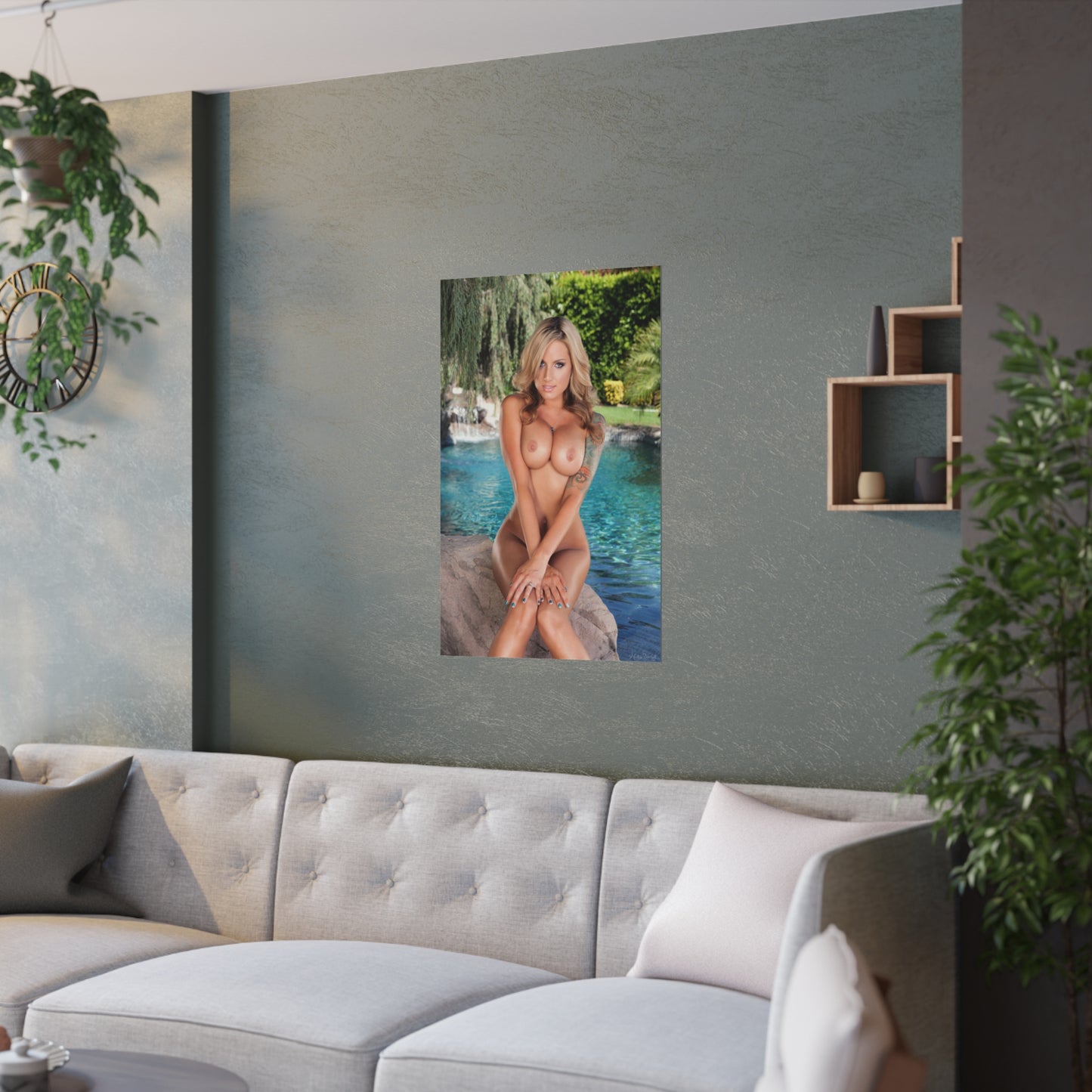 Satin Posters (210gsm) Pornstar Teagan Presley Nude
