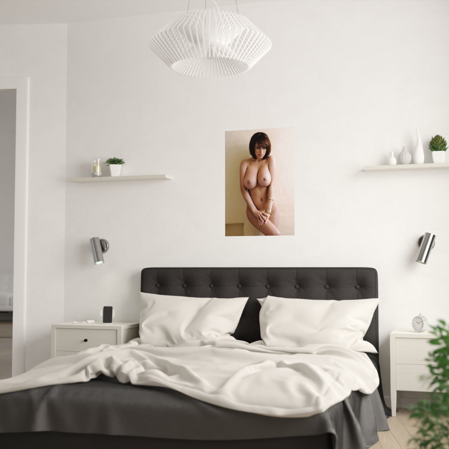Satin Posters (210gsm) Large Natural Breasts
