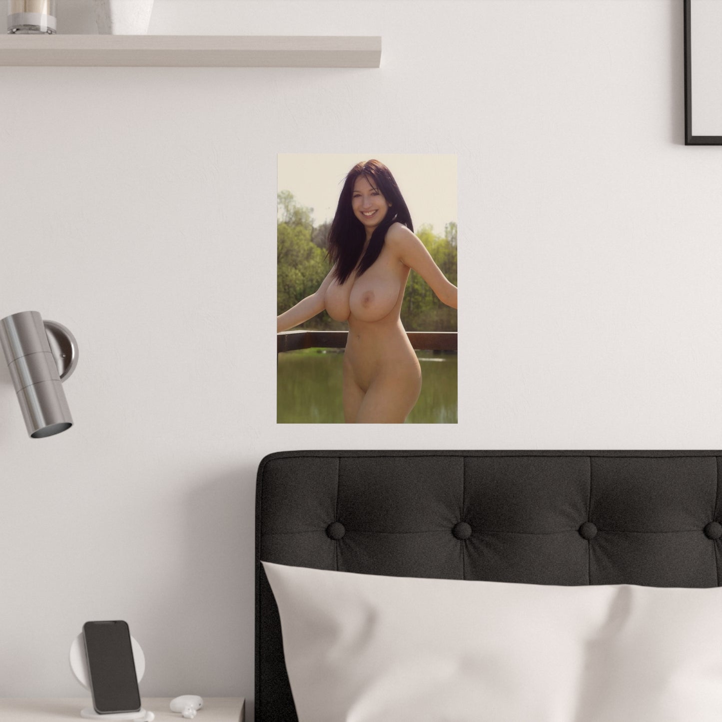 Satin Posters (210gsm) Large Natural Breasts