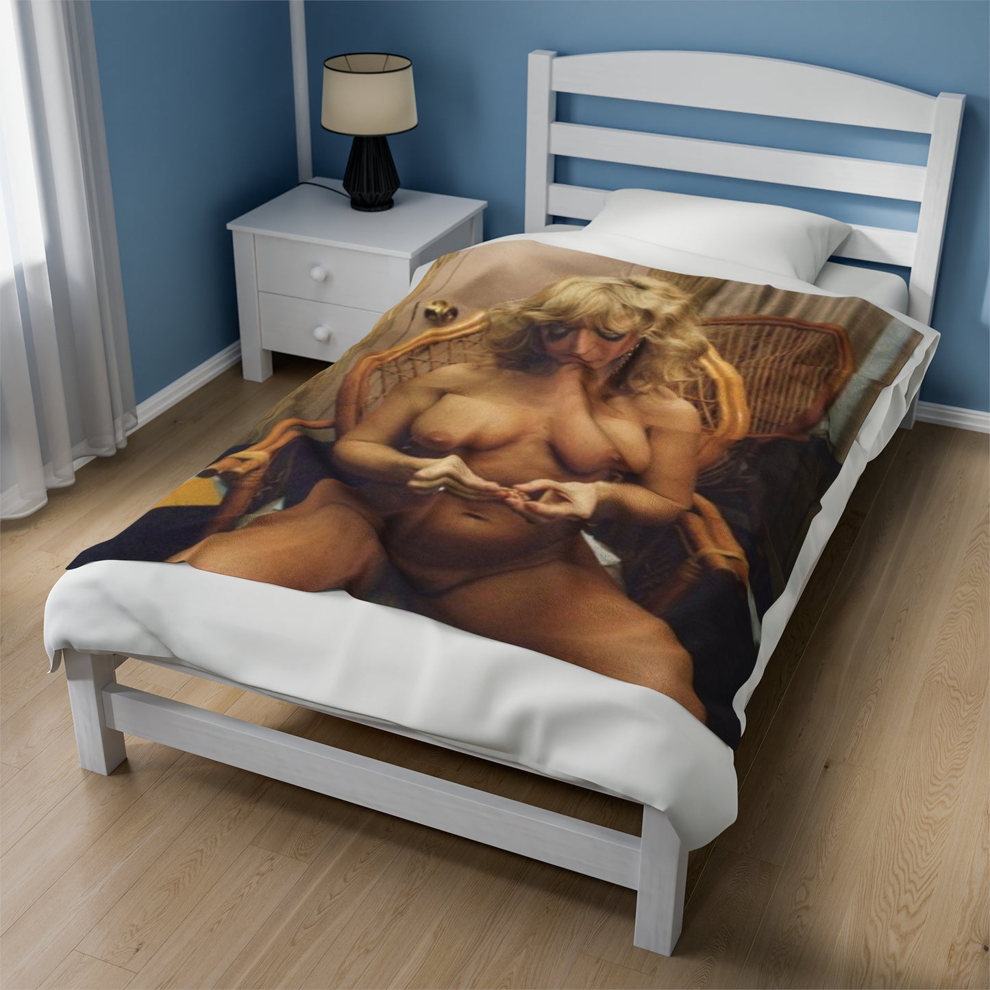 Velveteen Plush Blanket Porn Star Nina Hartley Nude