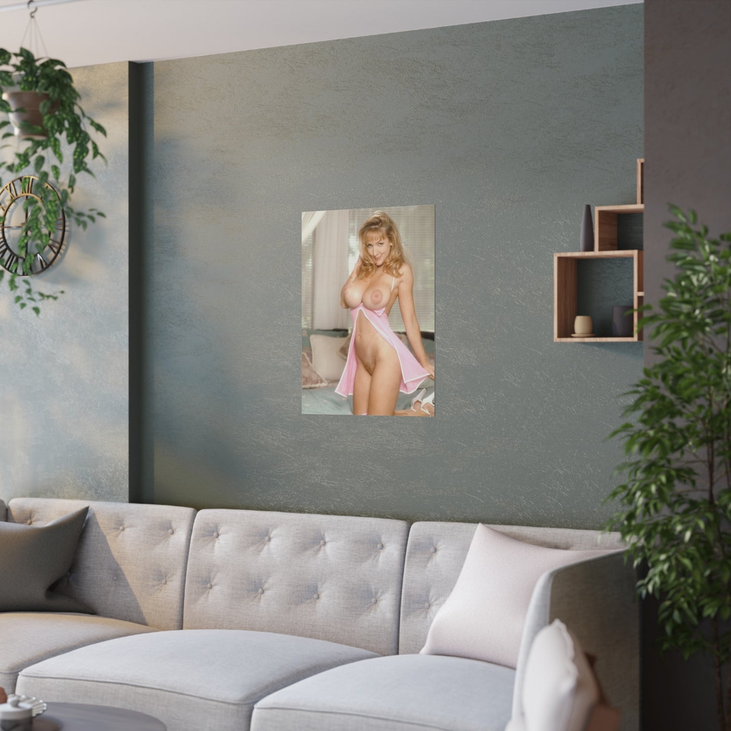 Satin Posters (210gsm) Retro Adult Star Danni Ashe Nude