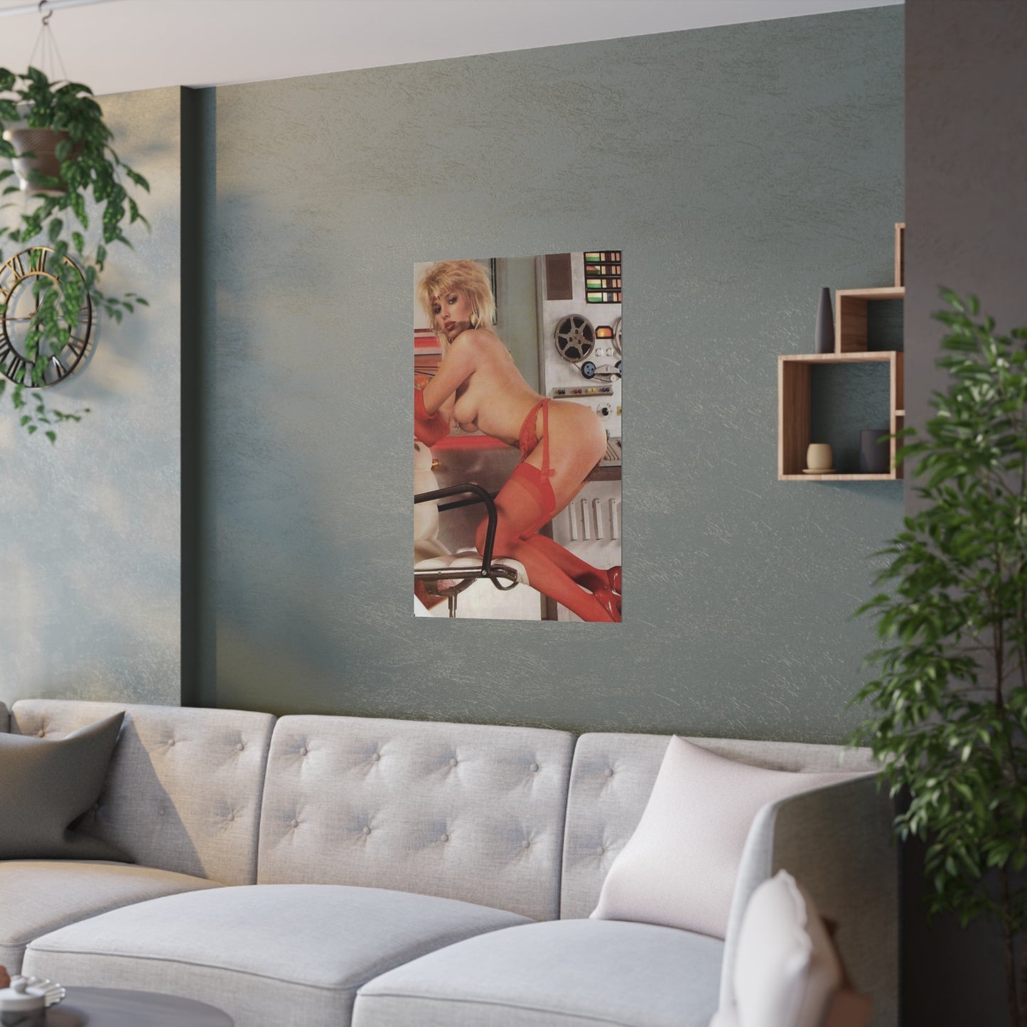 Satin Posters (210gsm) Retro French Porn Star Marilyn Jess