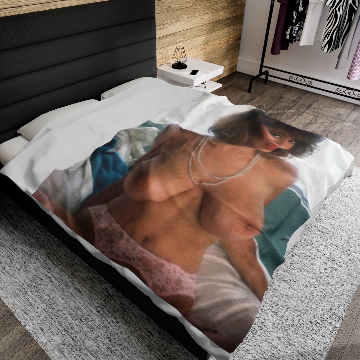 Velveteen Plush Blanket Porn Star Christy Canyon Nude