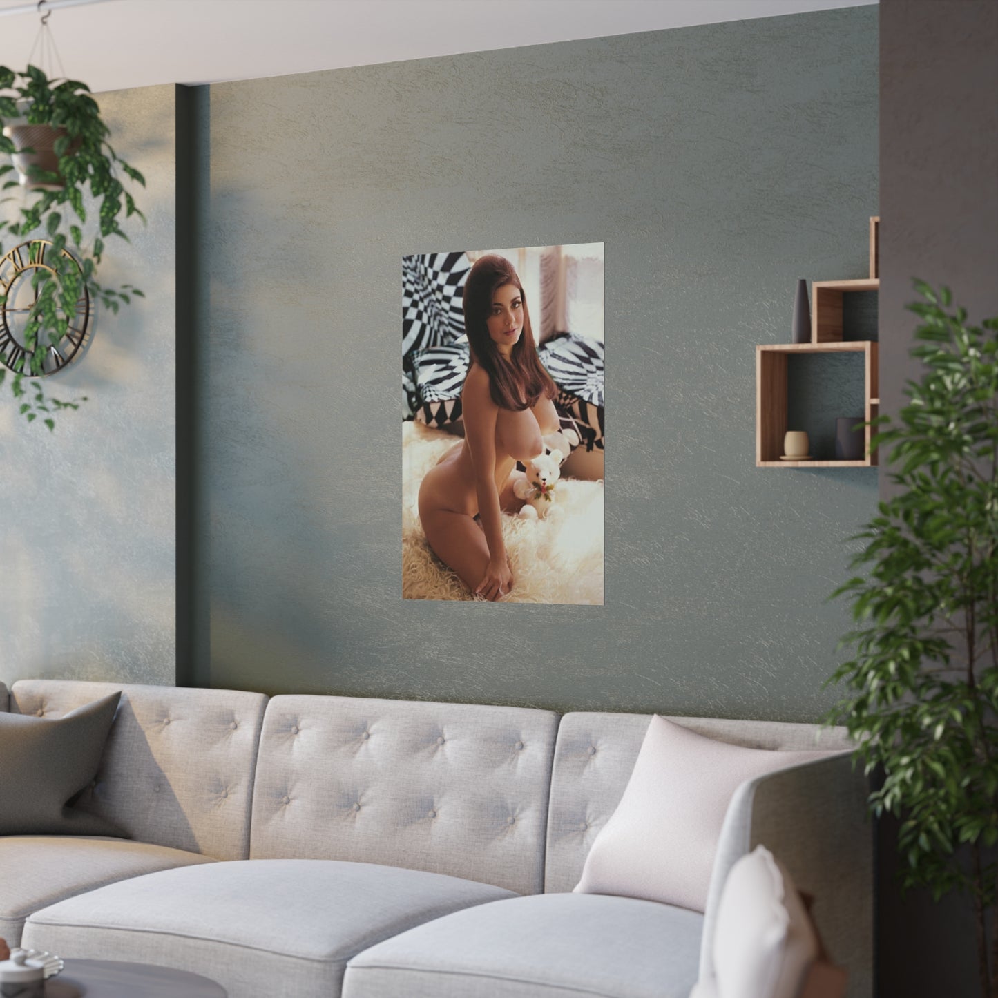 Satin Posters (210gsm) Playboy Playmate Cynthia Myers Nude