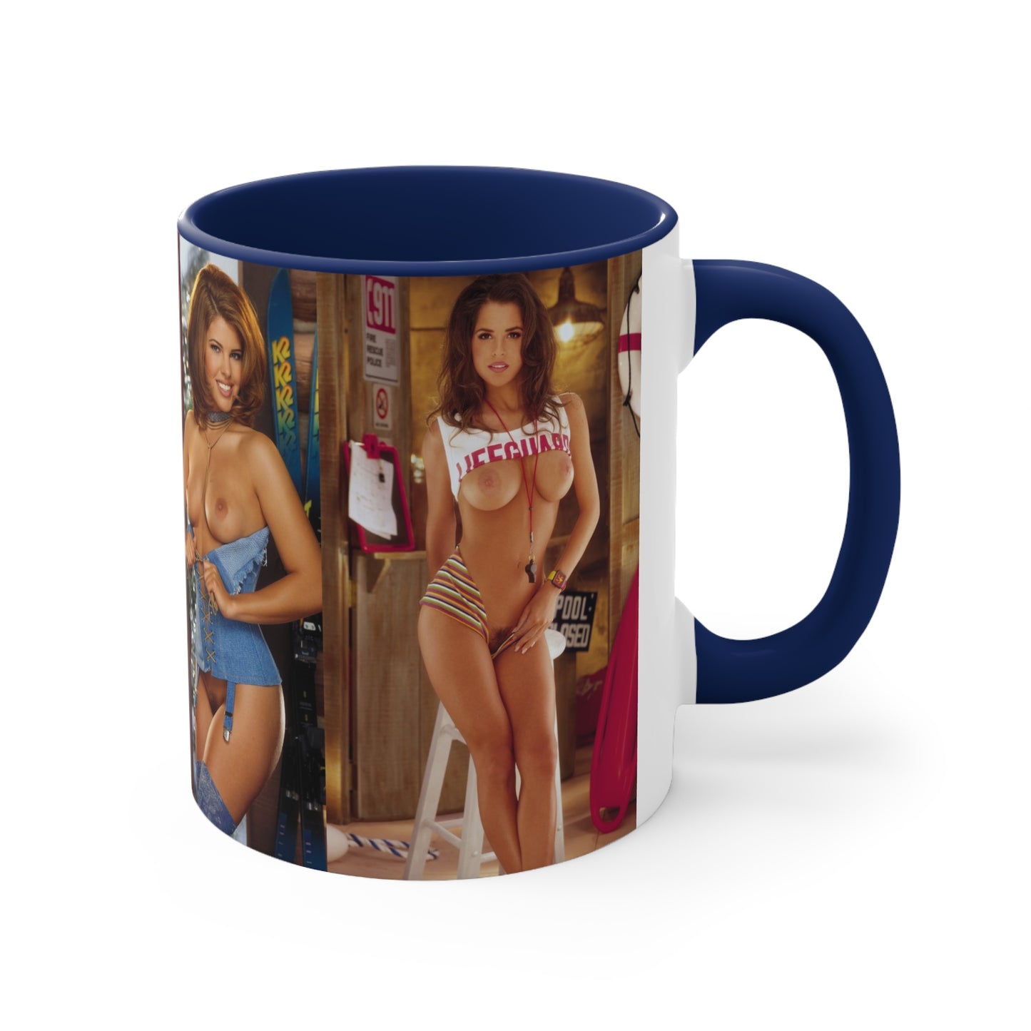 Accent Coffee Mug, 11oz Playboy Playmates 1997 January - April