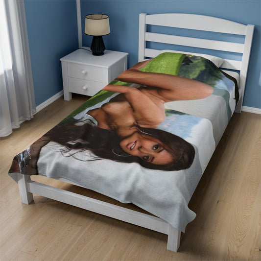 Velveteen Plush Blanket Porn Star Jynx Maze Nude
