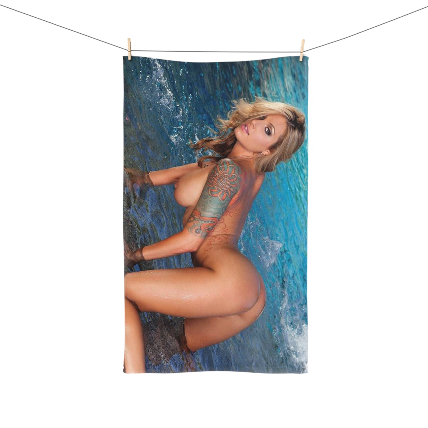 Hand Towel Pornstar Teagan Presley Nude