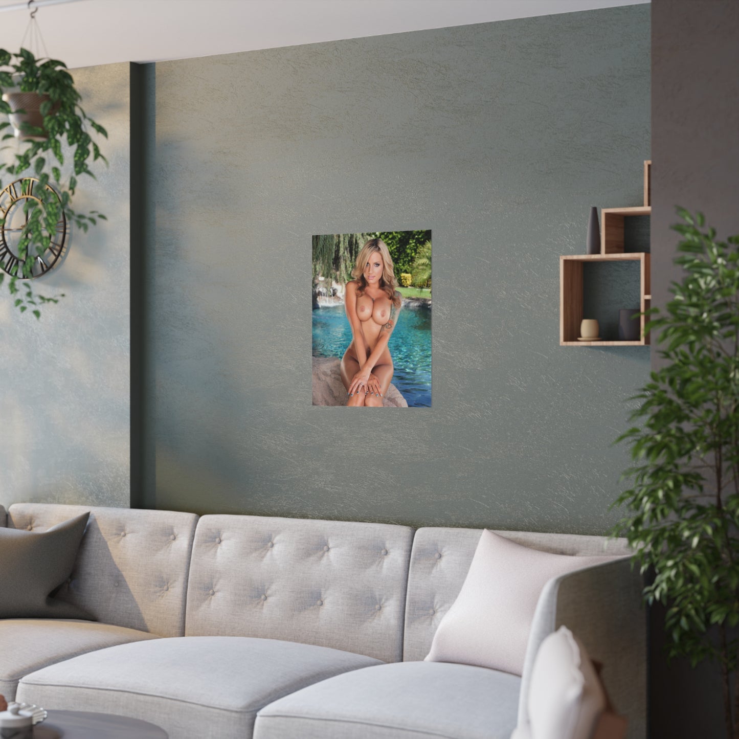 Satin Posters (210gsm) Pornstar Teagan Presley Nude
