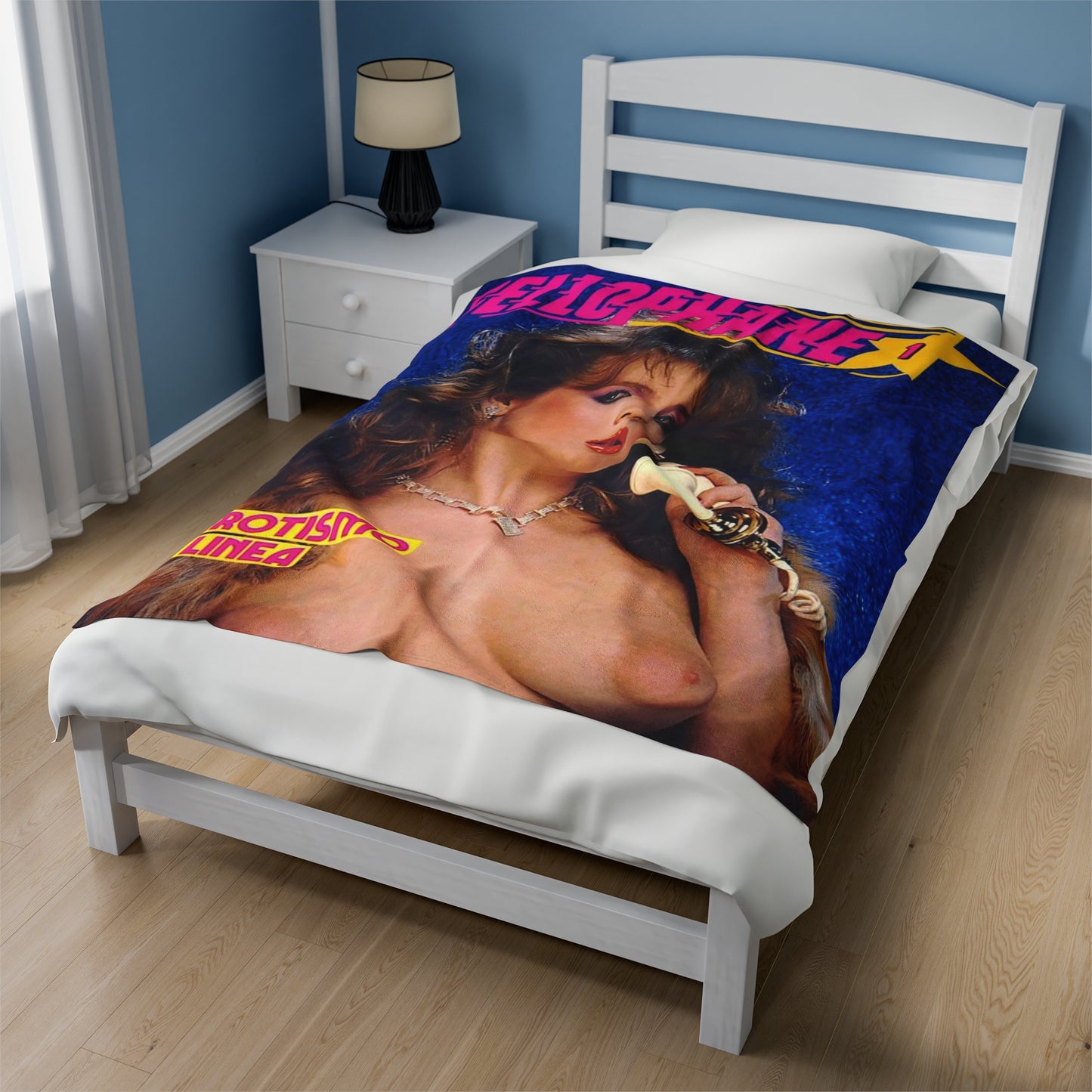 Velveteen Plush Blanket Traci Lords Magazine Cover