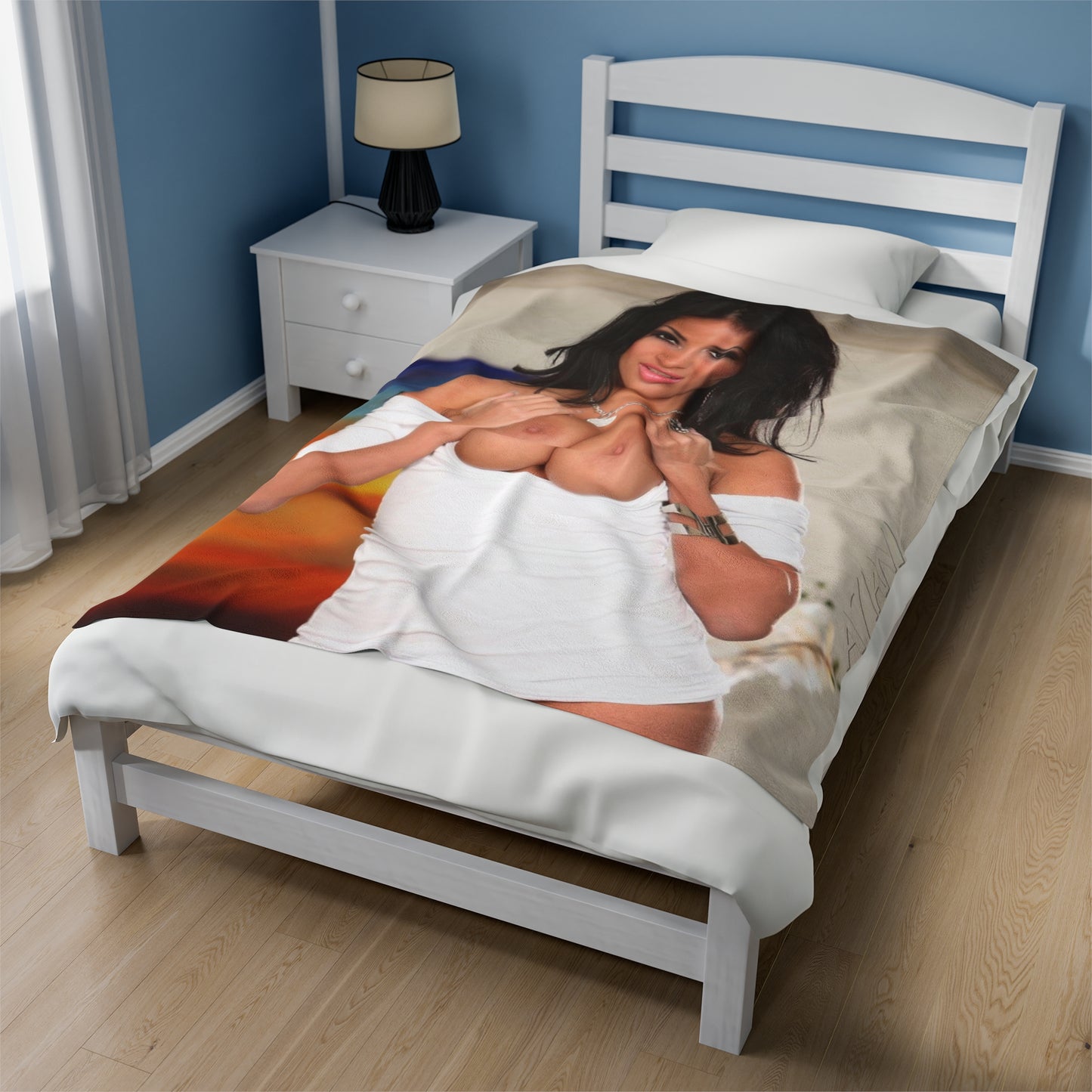 Velveteen Plush Blanket Anissa Kate Nude