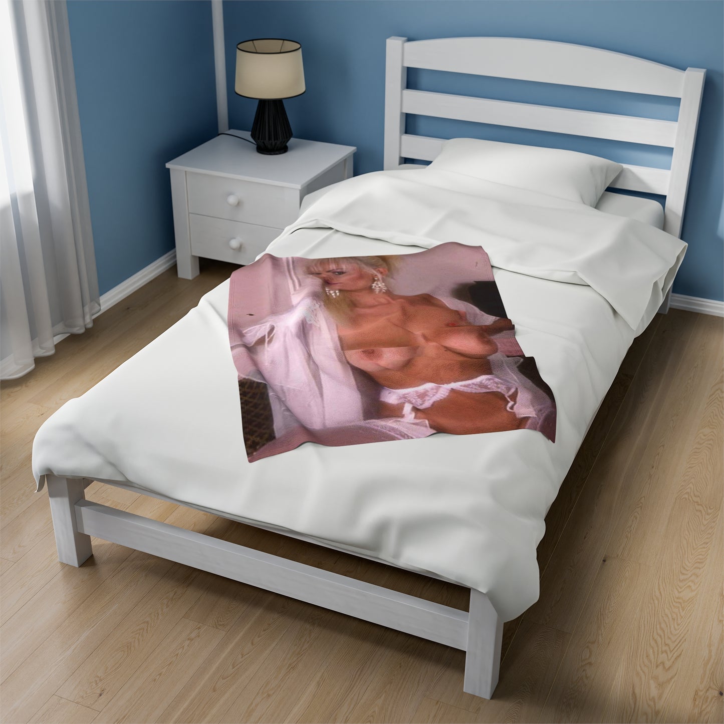 Velveteen Plush Blanket Porn Star Seka Nude