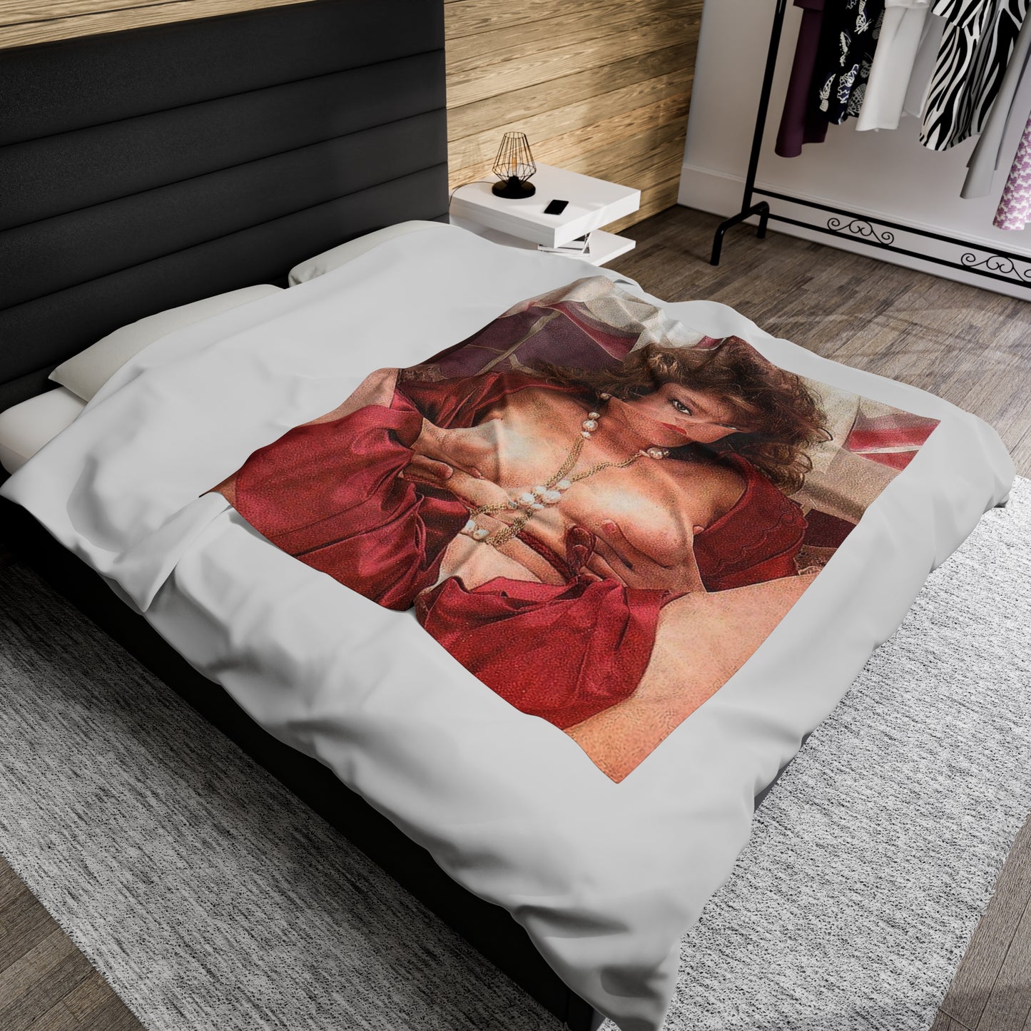 Velveteen Plush Blanket Traci Lords Nude