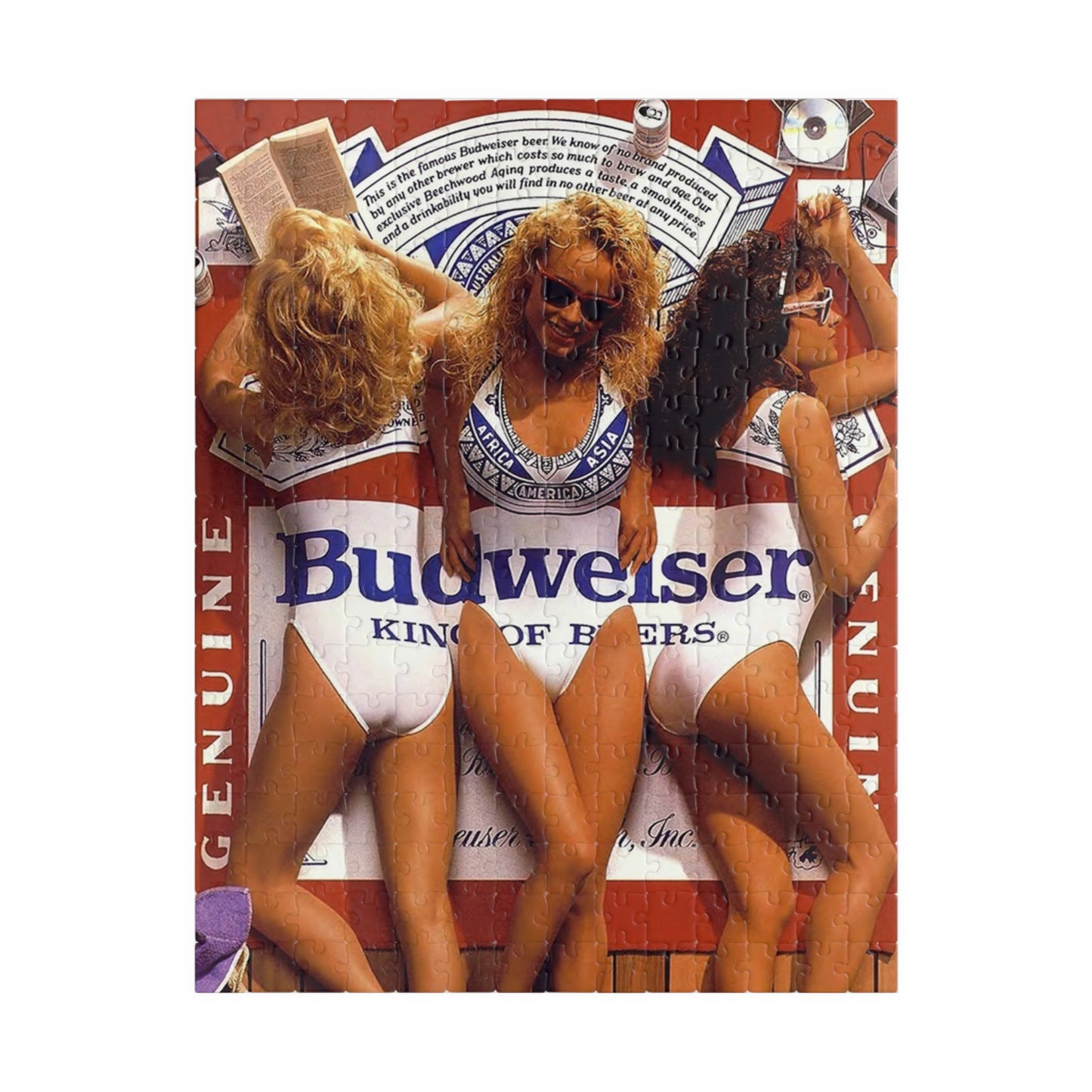 Puzzle (110, 252, 520, 1014-piece) 90s Budweiser Ad