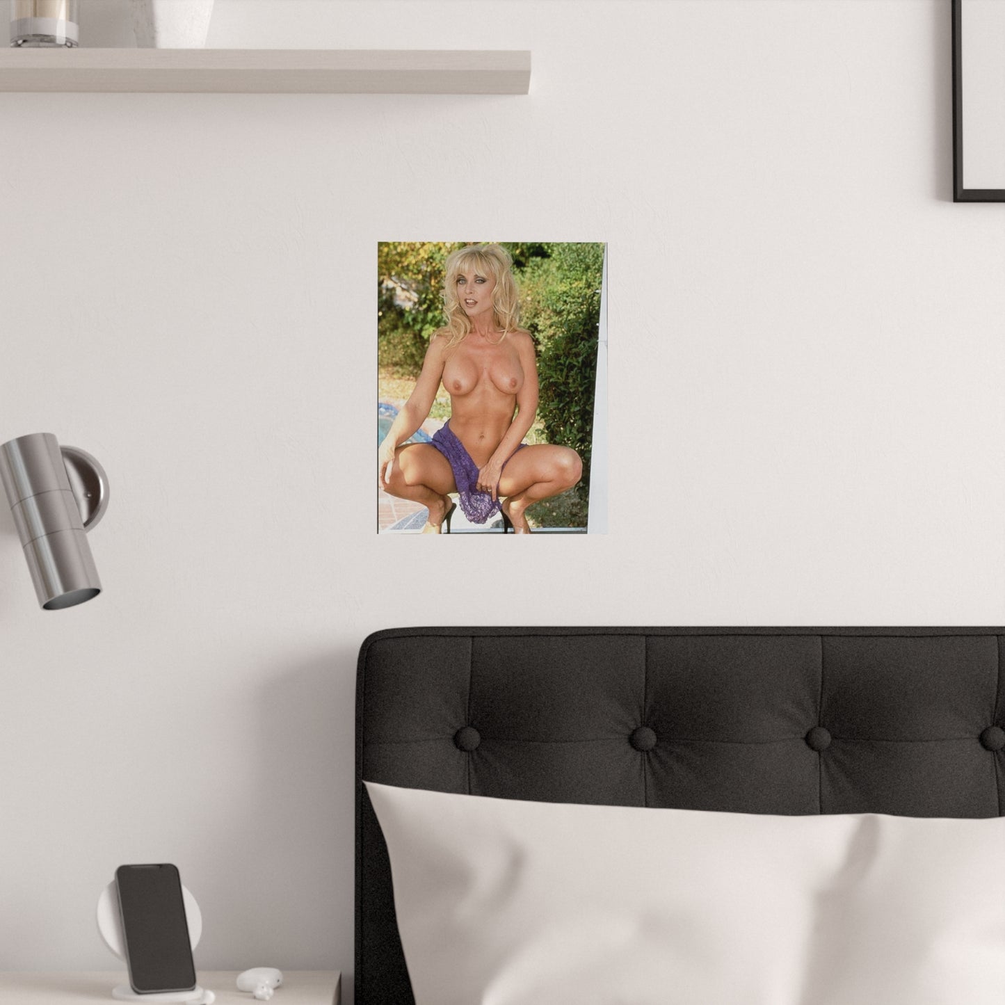 Satin Posters (210gsm) Retro Porn Star Nina Hartley Nude