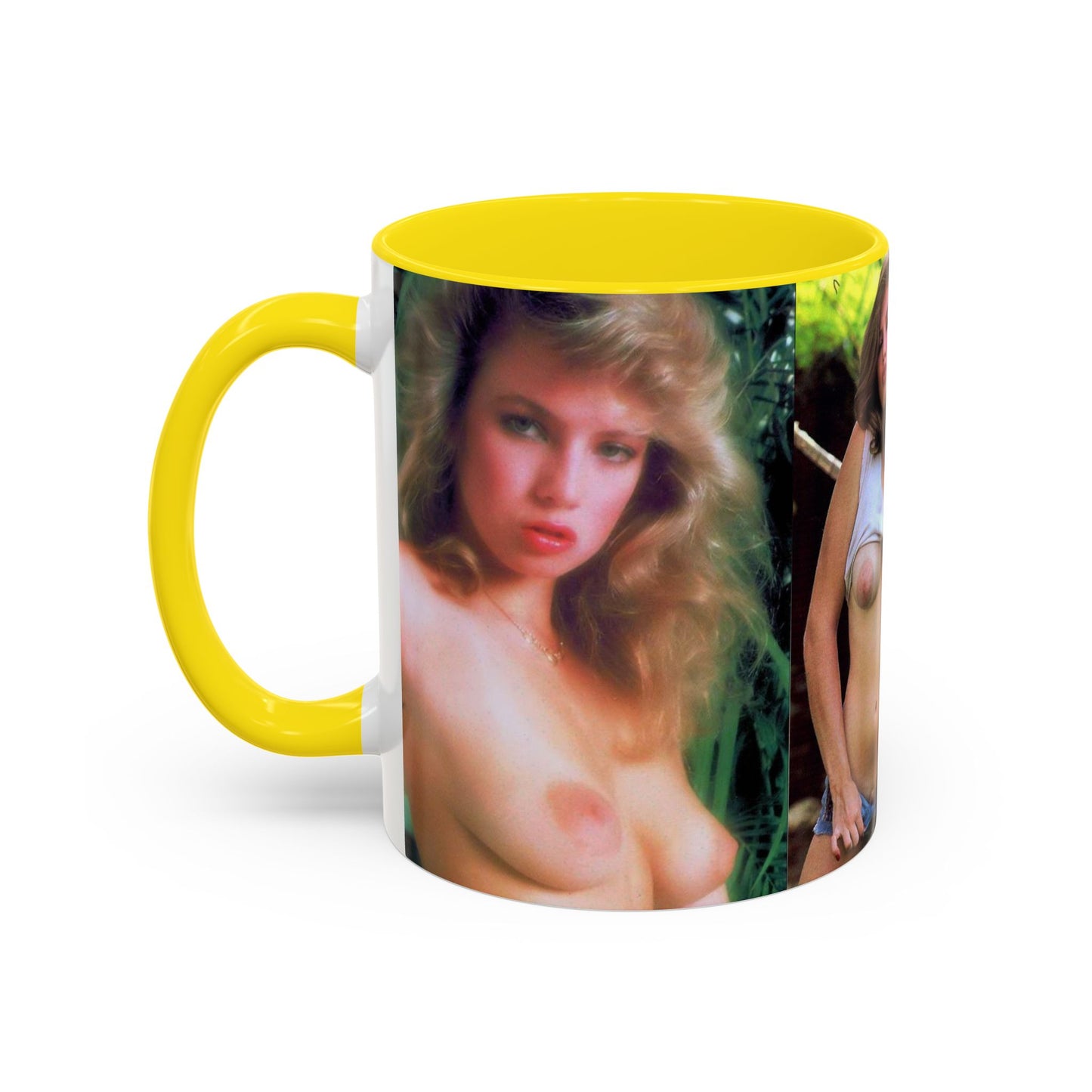 Accent Coffee Mug (11, 15oz) Traci Lords Nude Naked Retro
