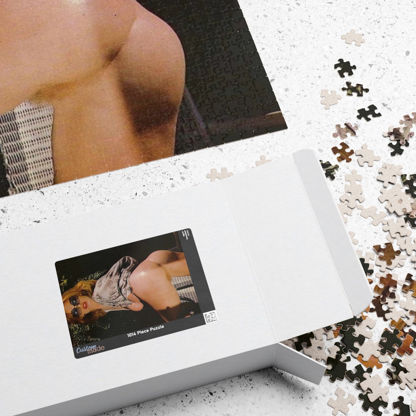 Puzzle (110, 252, 520, 1014-piece) Retro Pornstar Lisa De Leeuw Nude