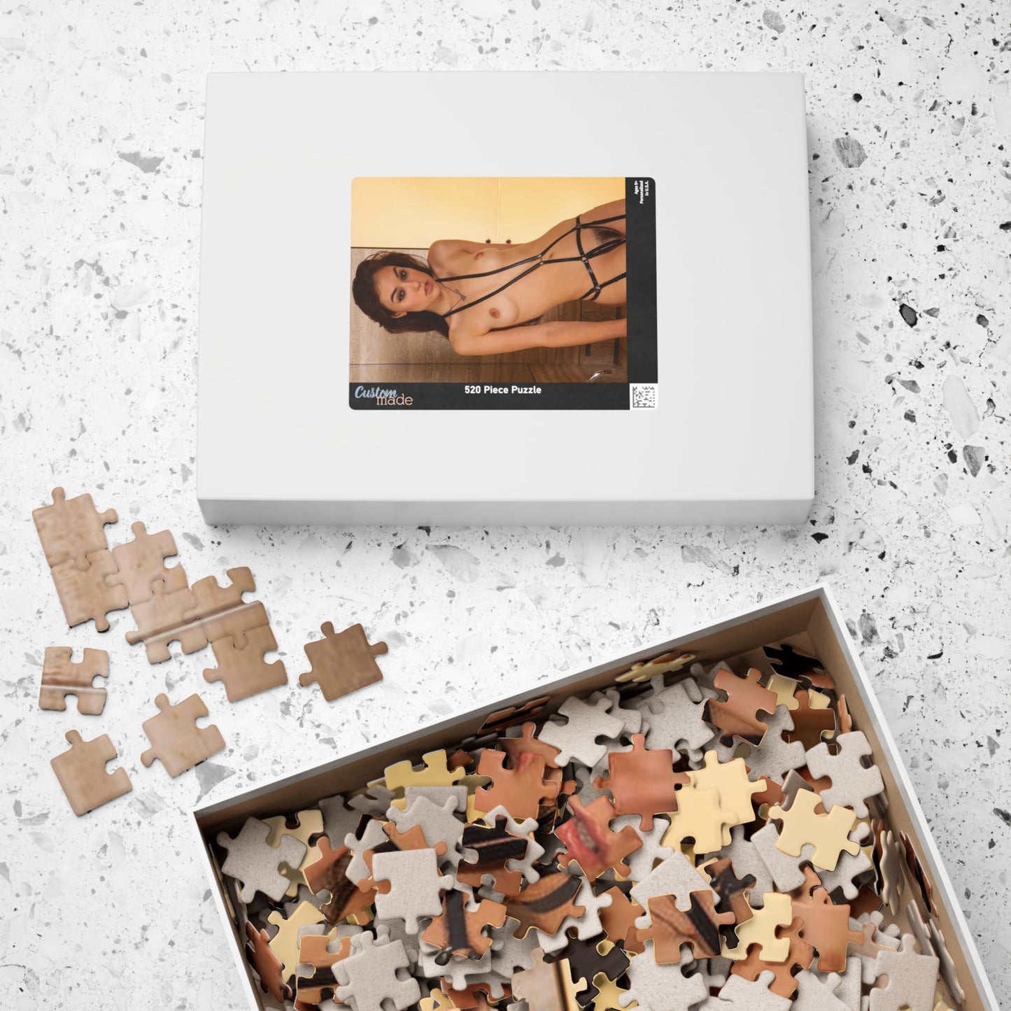 Puzzle (110, 252, 520, 1014-piece) Adult Star Sasha Grey Nude