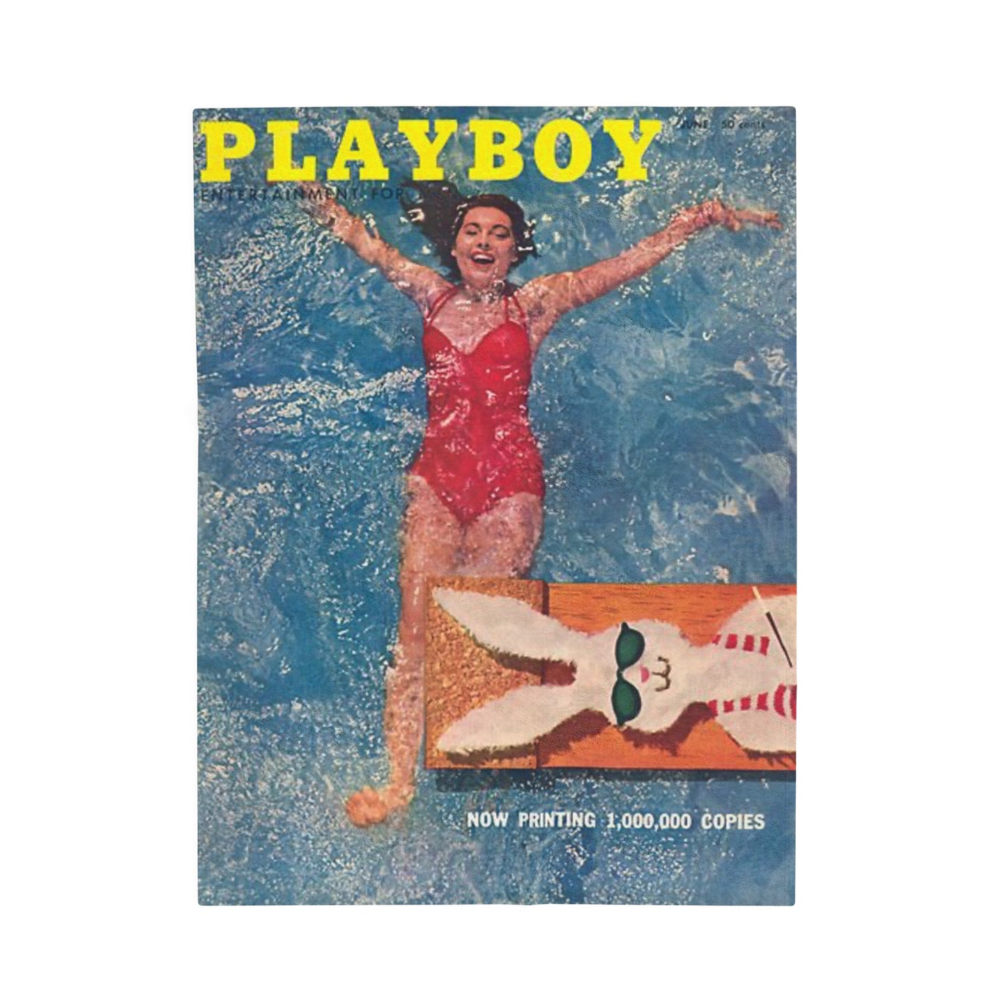 Velveteen Plush Blanket Cover June 1956