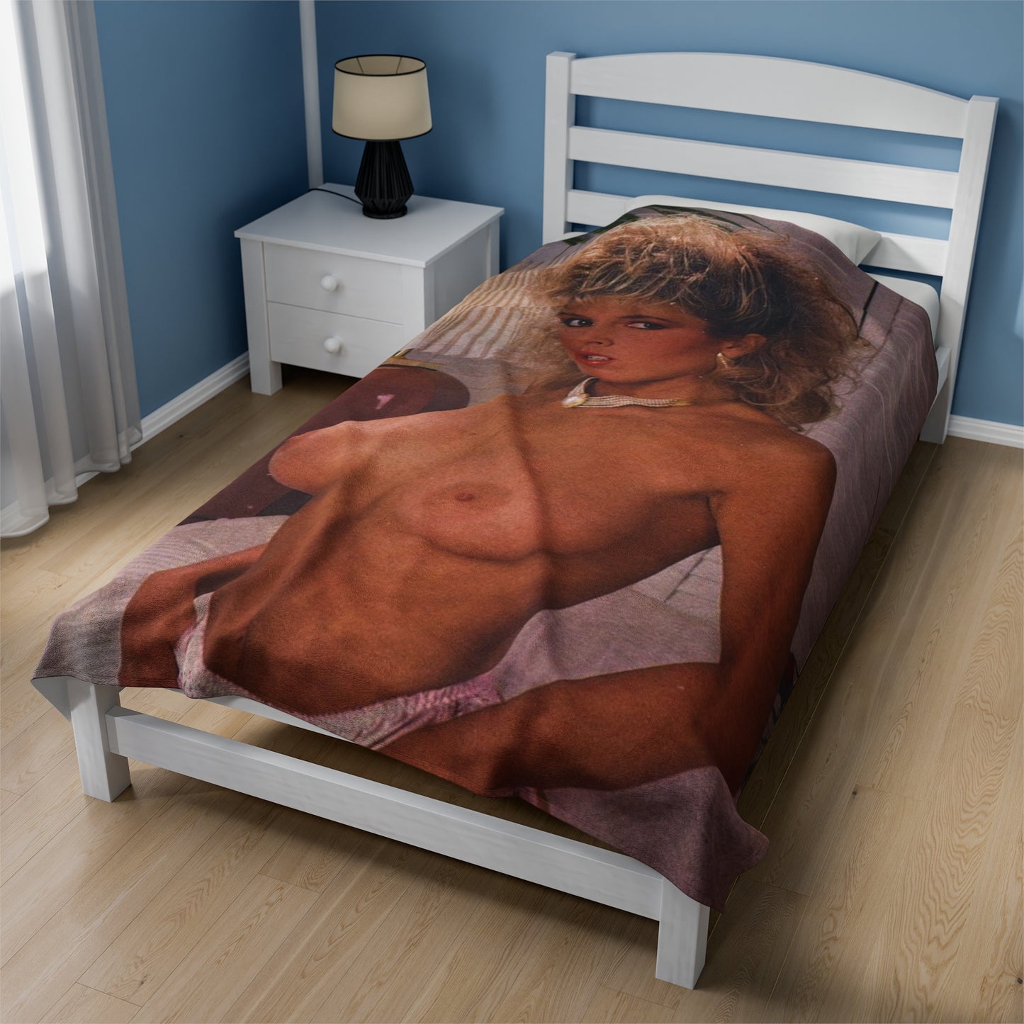 Velveteen Plush Blanket Porn Star Victoria Paris Nude