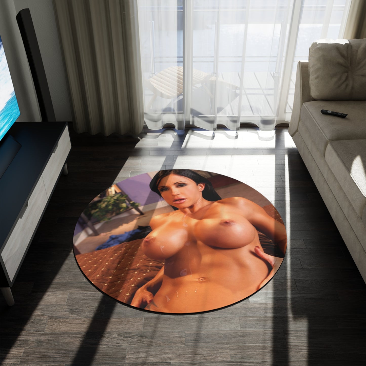 Round Rug Penthouse Pet February 2011 Jewels Jade