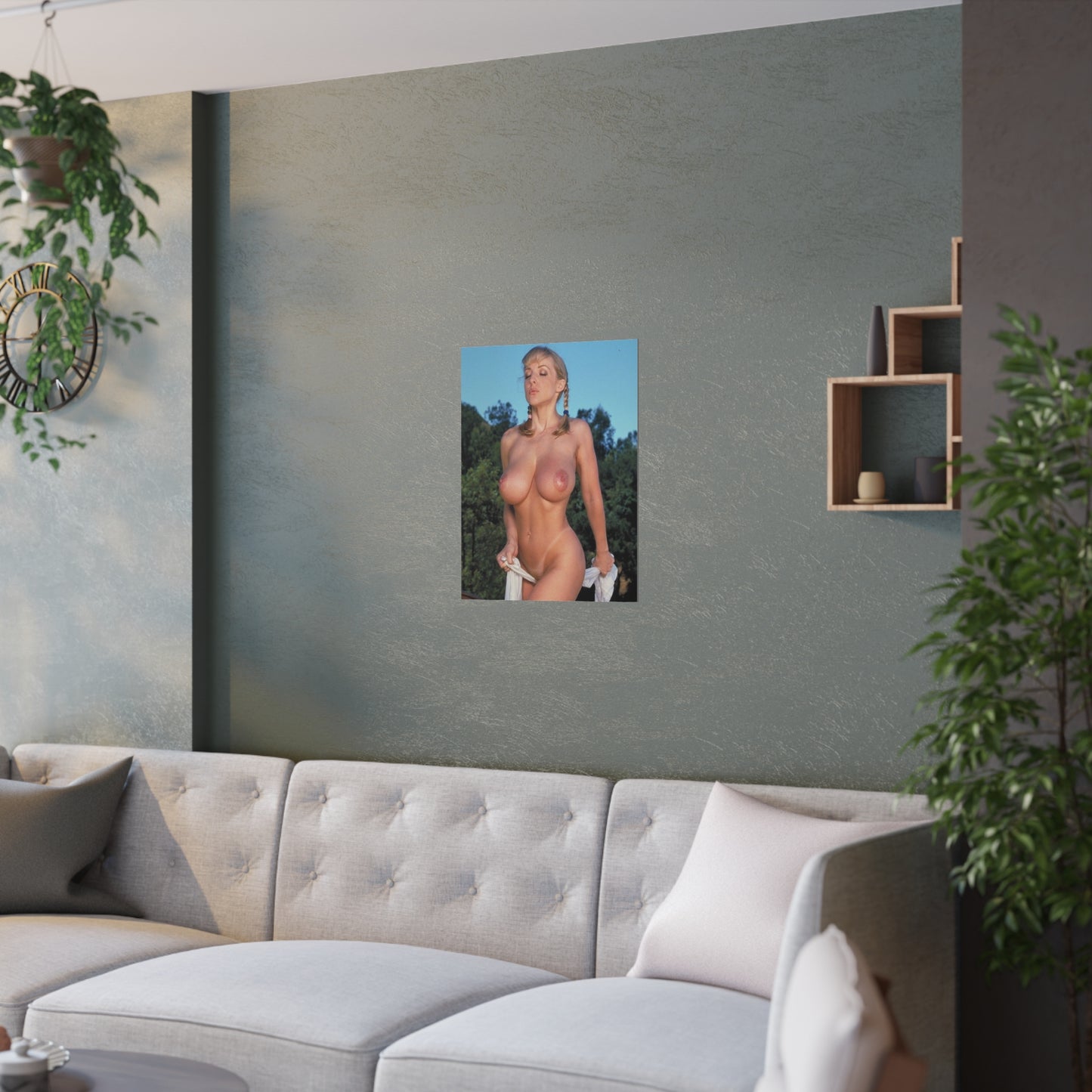 Satin Posters (210gsm) Retro Adult Star Danni Ashe Nude