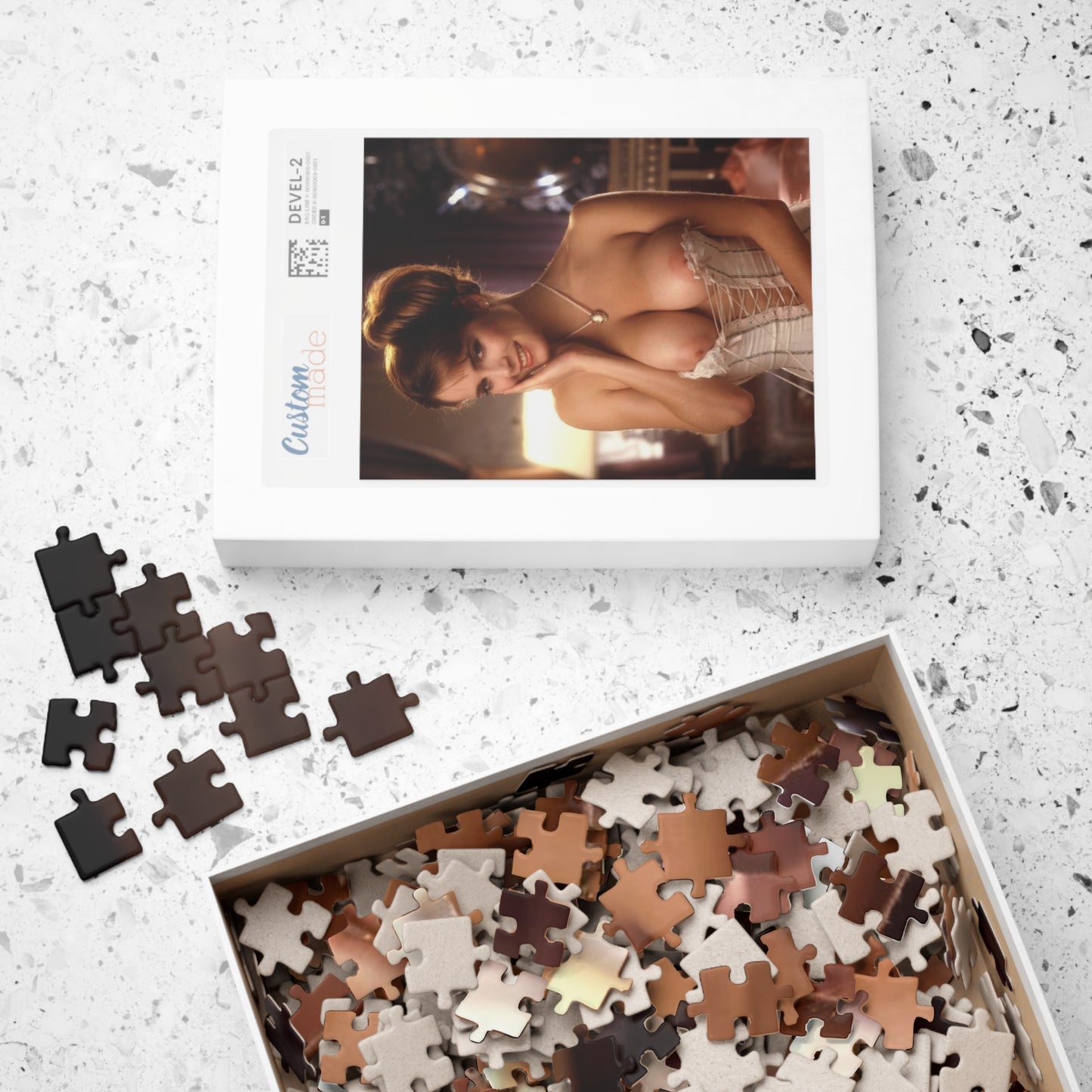 Puzzle (110, 252, 500, 1014-piece) Playboy Playmate December 1982 Charlotte Kemp
