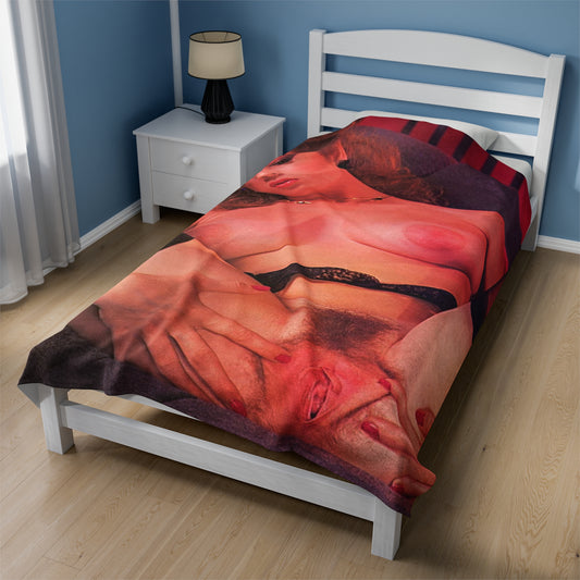 Velveteen Plush Blanket Traci Lords