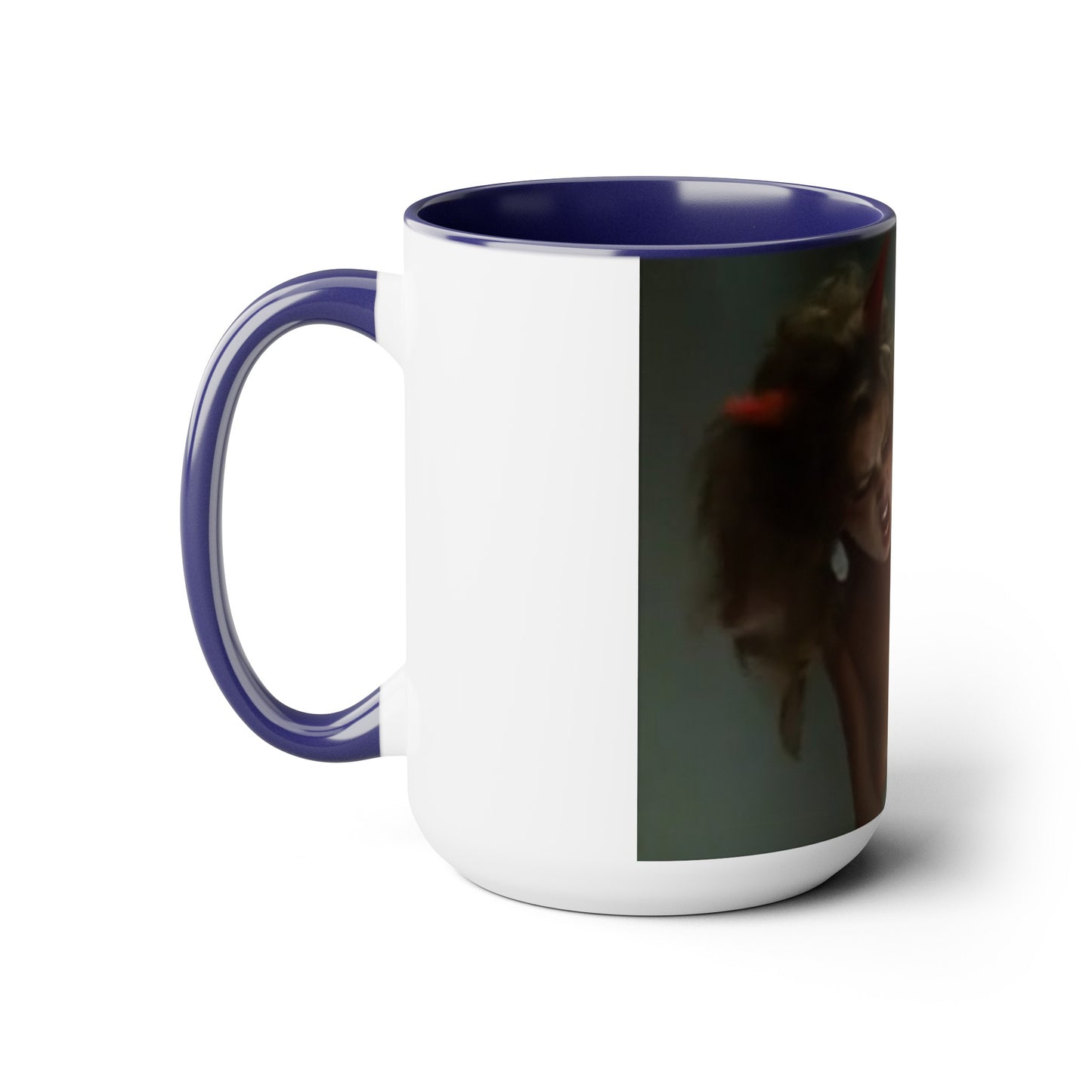 Two-Tone Coffee Mugs, 15oz Traci Lords Nude