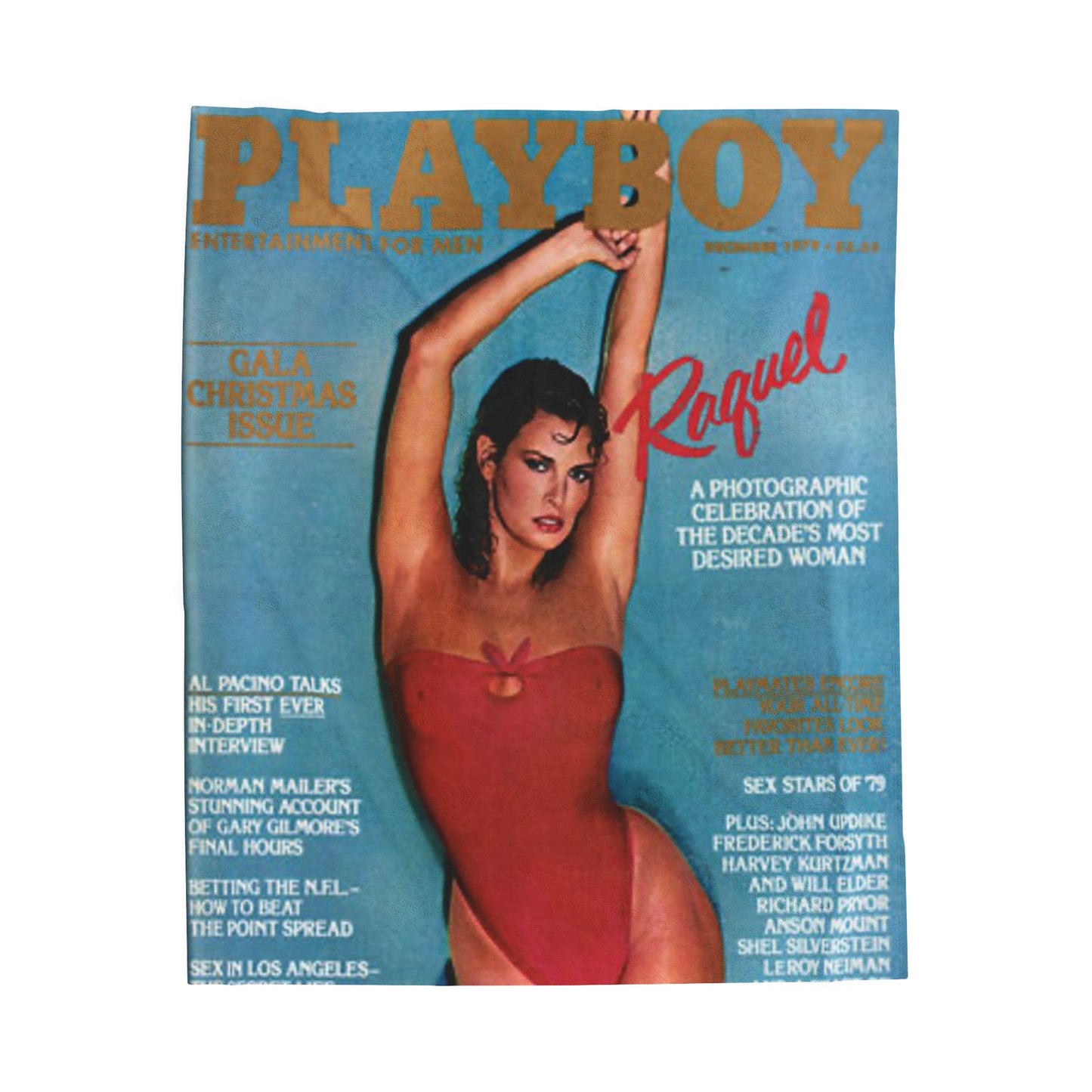 Velveteen Plush Blanket Magazine Cover December 1979