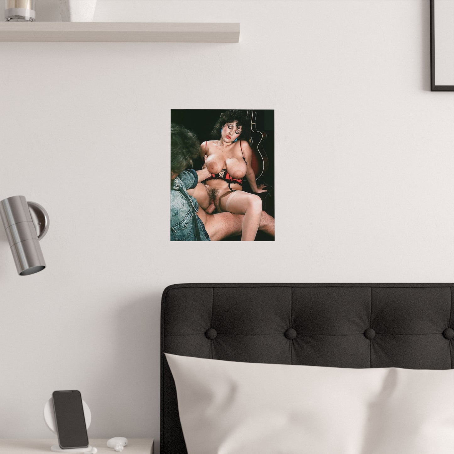 Satin Posters (210gsm) Hot Hardcore Porno Porn Scene Jennifer Eccles Retro Busty Fucking Sex