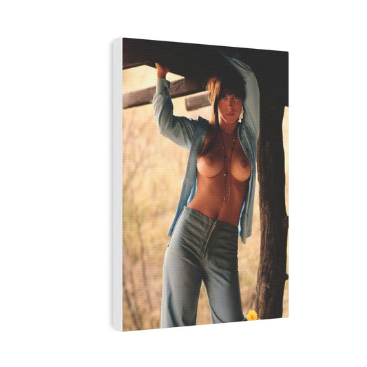 Canvas Photo Tile Playboy Playmate August 1969 Debbie Hooper