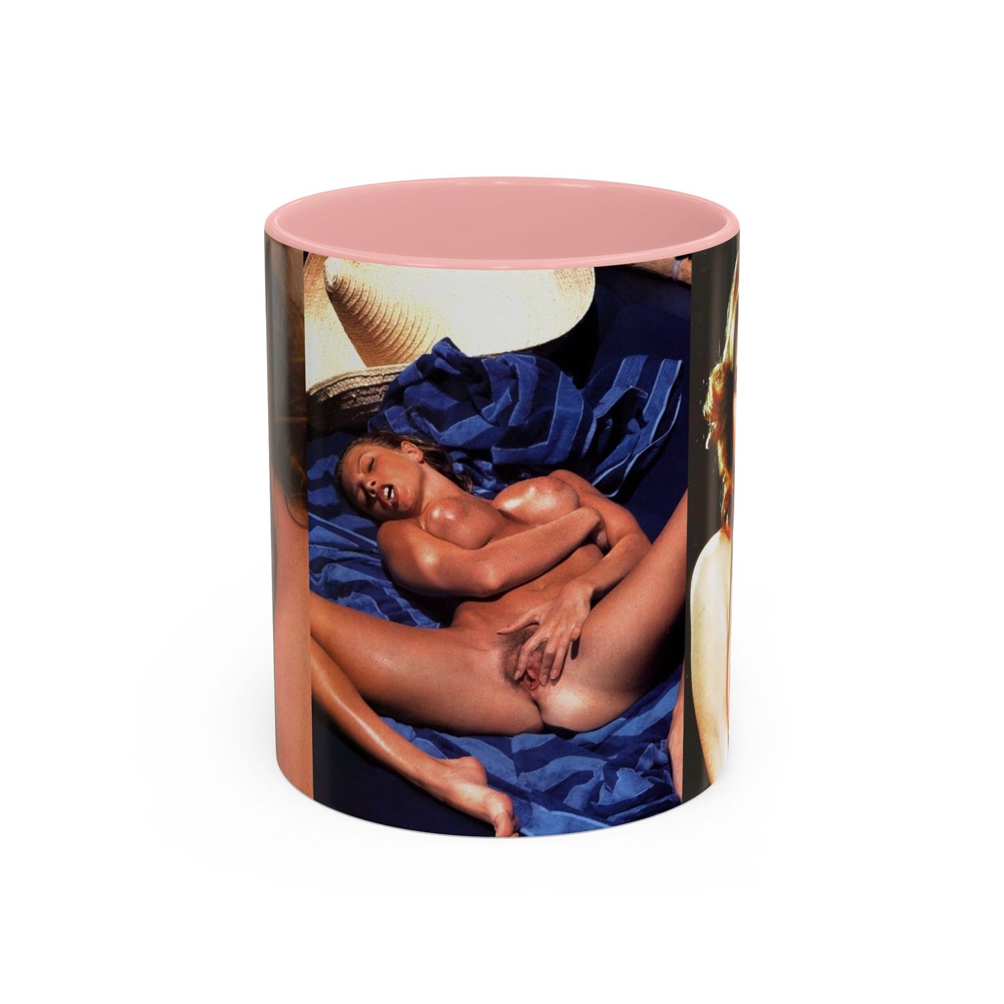 Accent Coffee Mug (11, 15oz) Retro Pornstar Traci Lords Nude