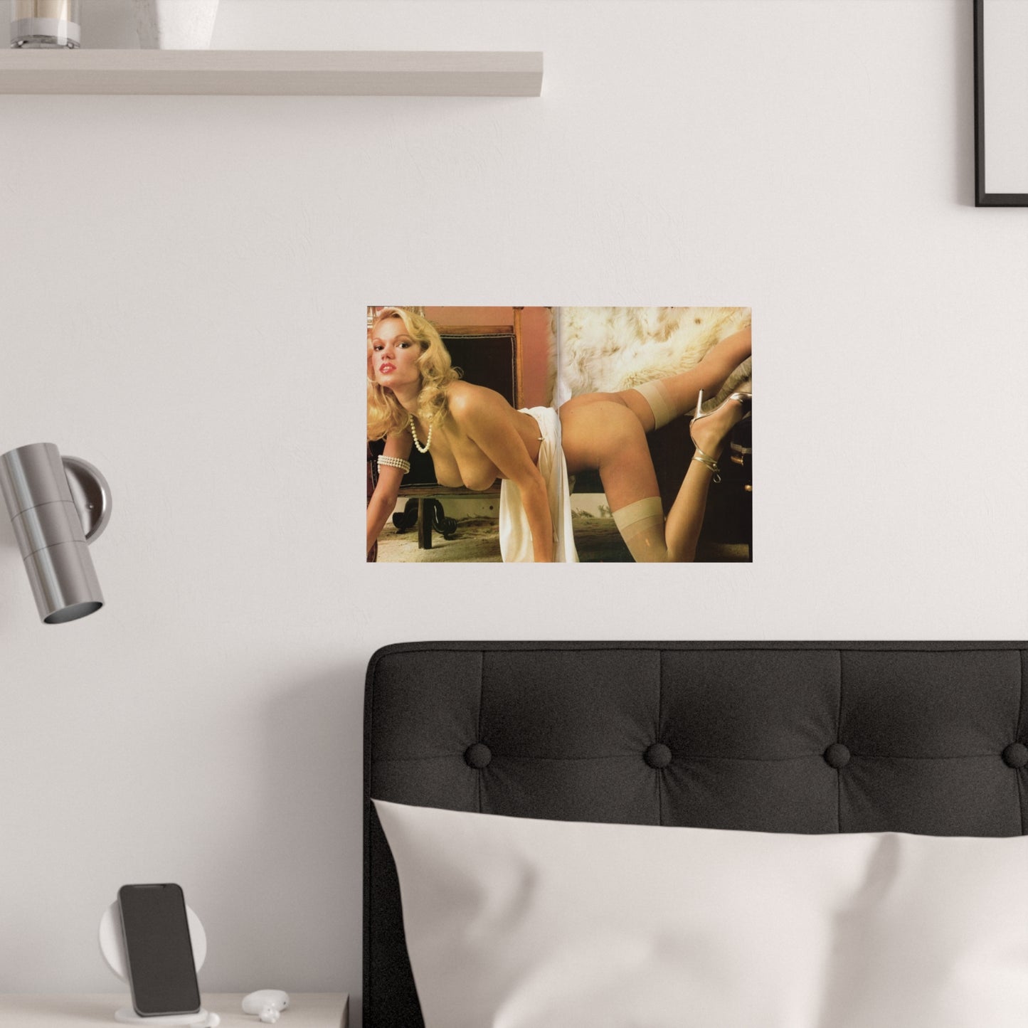 Satin Posters (210gsm) Vintage French Pornstar Brigitte Lahaie