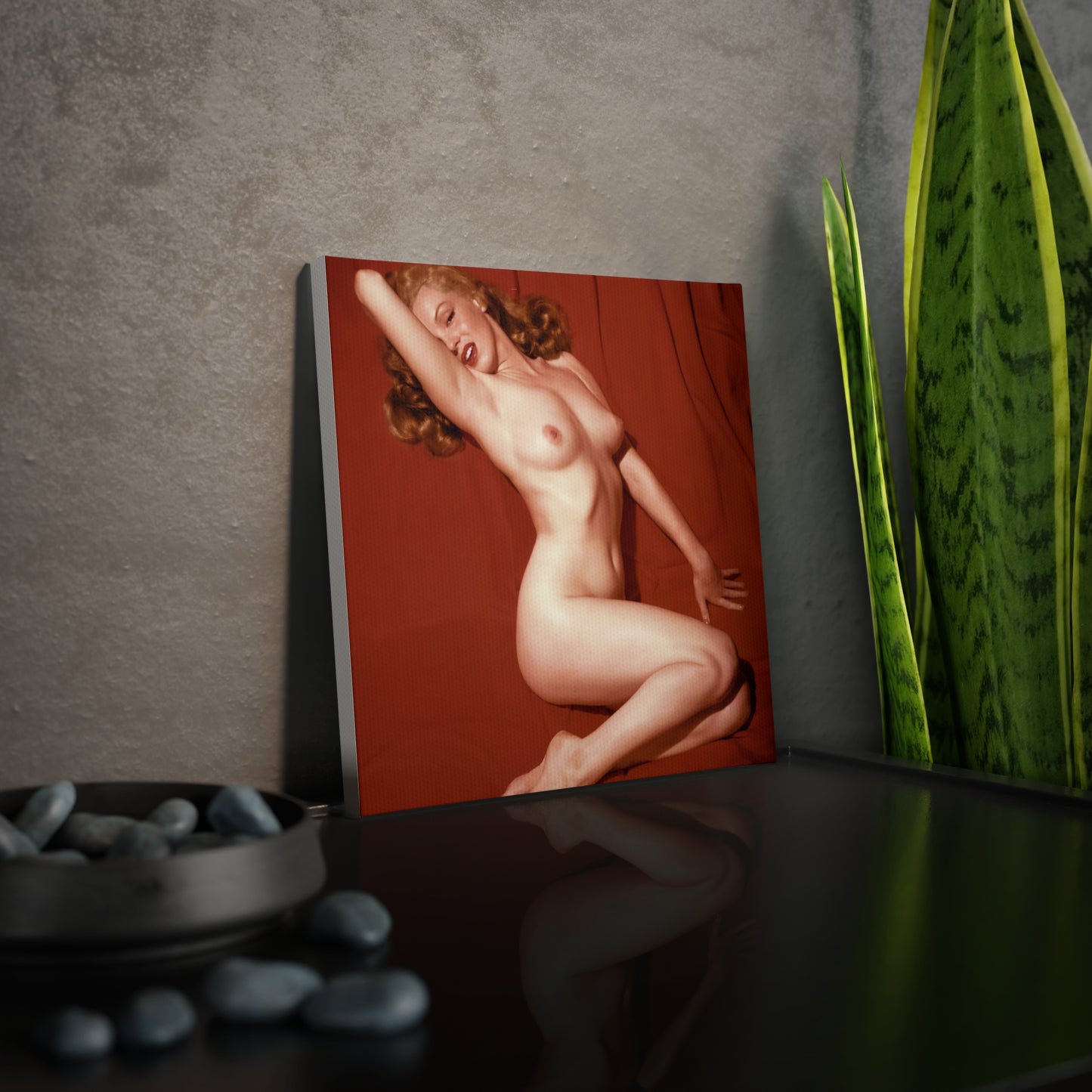 Canvas Photo Tile Playboy Playmate December 1953 Marilyn Monroe