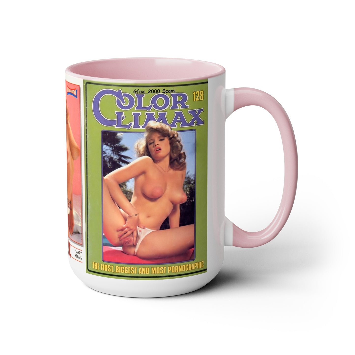 Two-Tone Coffee Mugs, 15oz Traci Lords Nude