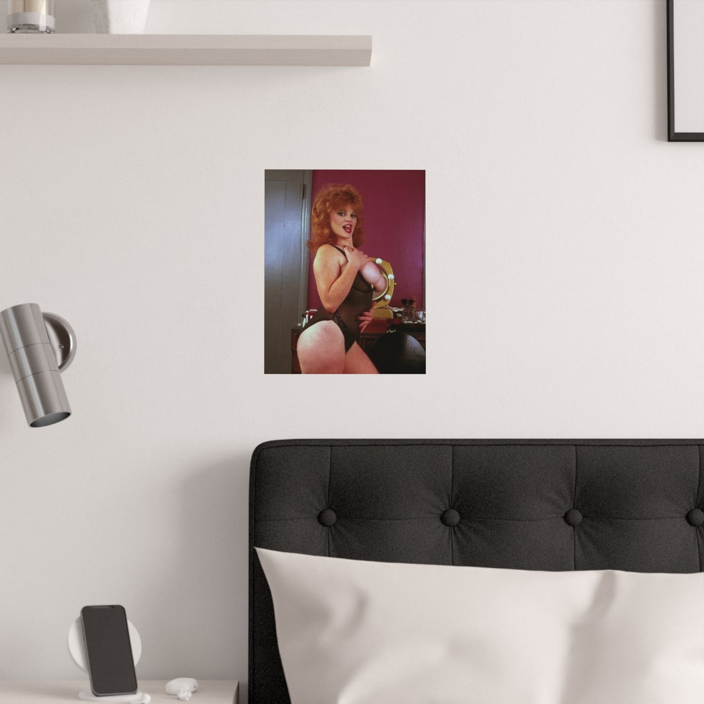 Satin Posters (210gsm) Retro Pornstar Lisa De Leeuw Nude