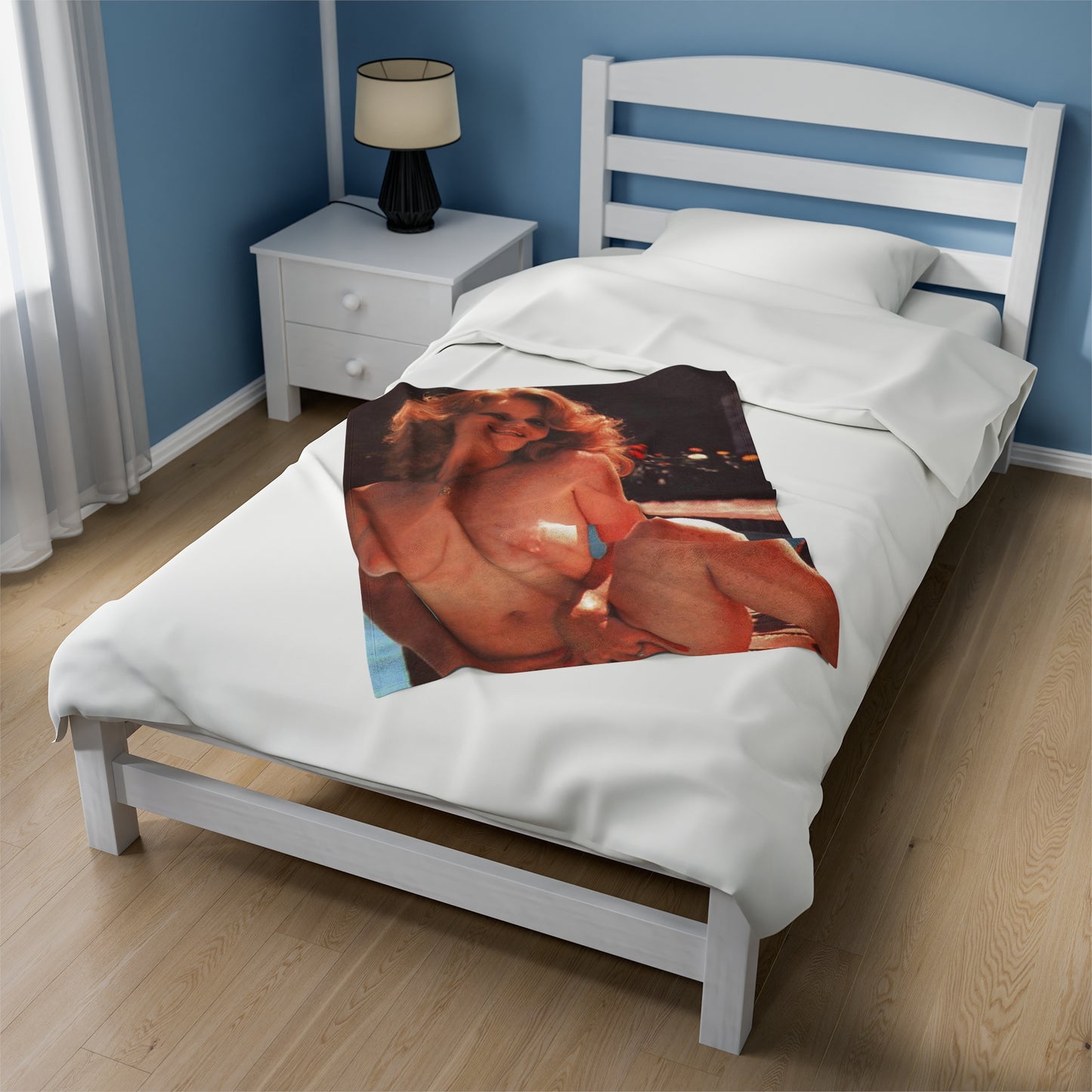 Velveteen Plush Blanket Retro Pornstar Lisa De Leeuw Nude