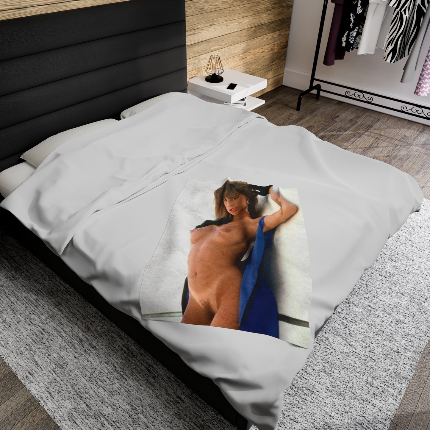 Velveteen Plush Blanket Pornstar Racquel Darrian Nude