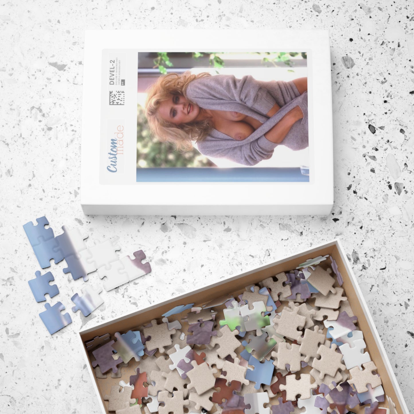 Puzzle (110, 252, 500, 1014-piece) Playboy Playmate Sept 1984 Kimberly Evenson