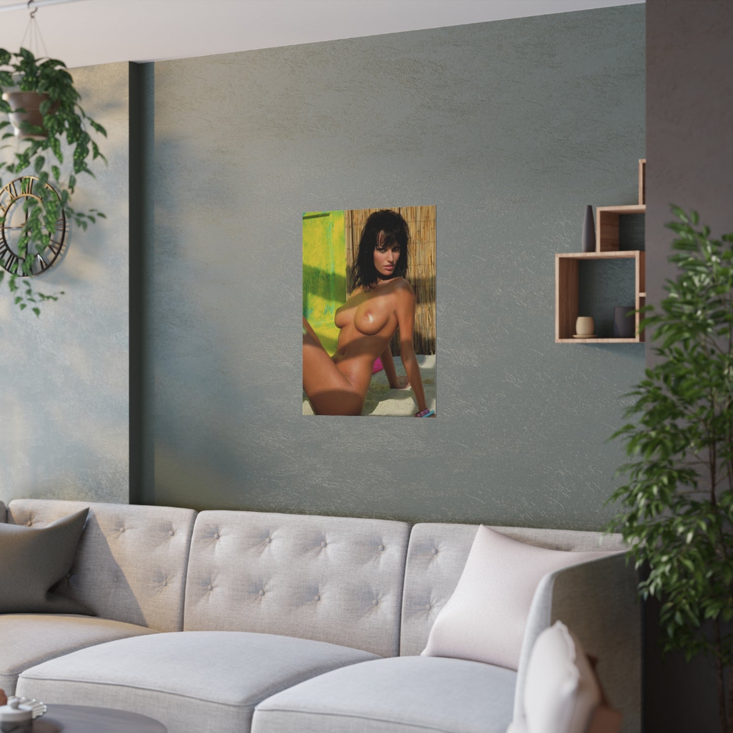 Satin Posters (210gsm) Retro Pornstar Anita Blond