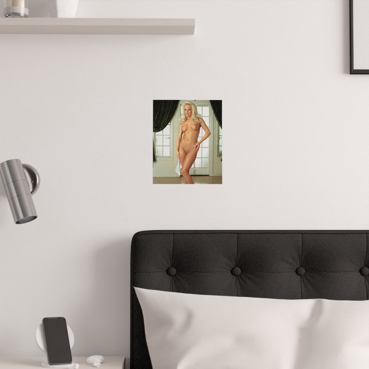 Satin Posters (210gsm) Retro Adult Star Sylvia Saint Nude